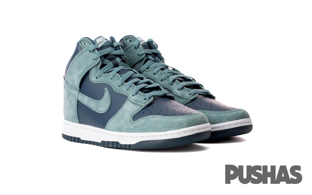 Nike Dunk High Retro Premium 'Armory Navy' Sneakers (2022) - Men's Basketball Shoes for Streetwear & Casual Fashion