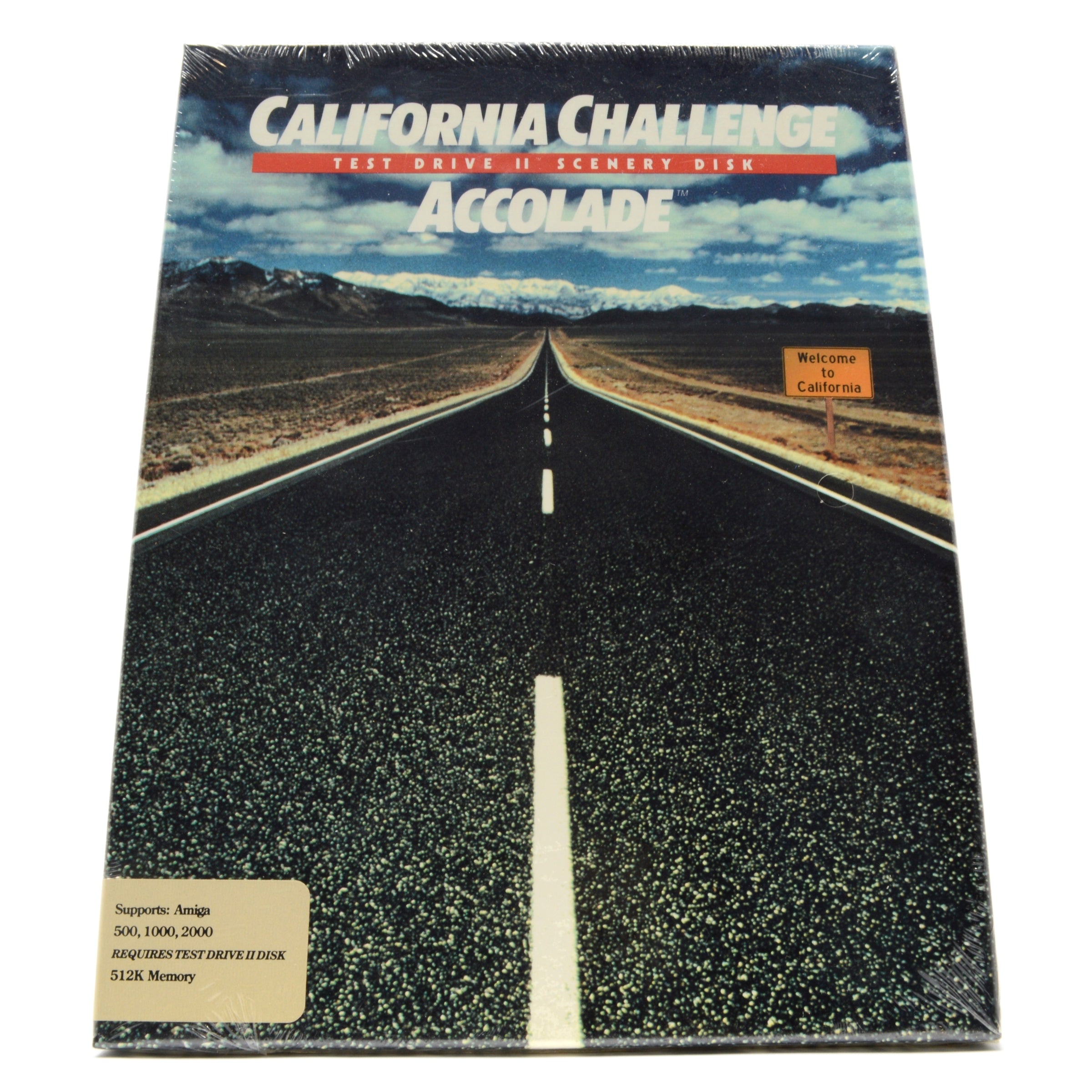 New & Sealed AMIGA 500/1000/2000 Game - California Challenge Test Drive II by Accolade | Retro Gaming Collectible for Vintage Computer Enthusiasts | Perfect for Classic Gaming Nights & Retro Tech Displays