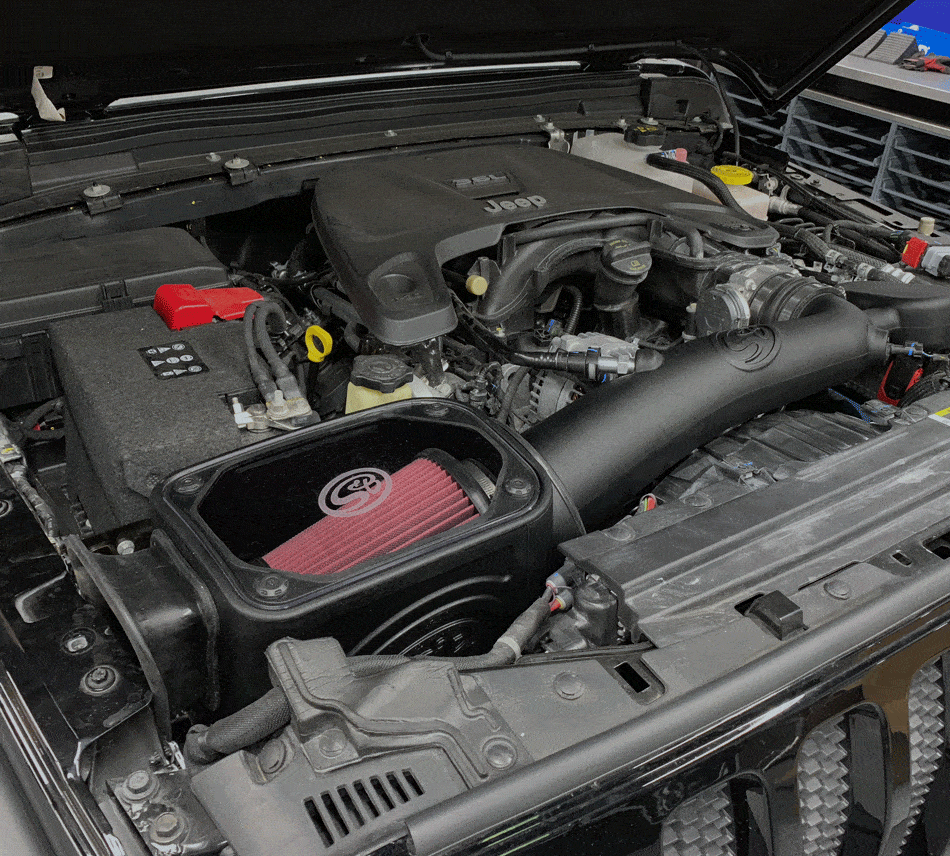 18-24 Jeep Wrangler JL 3.6L Performance Cold Air Intake System - High Flow Air Filter for Off-Road & Daily Driving