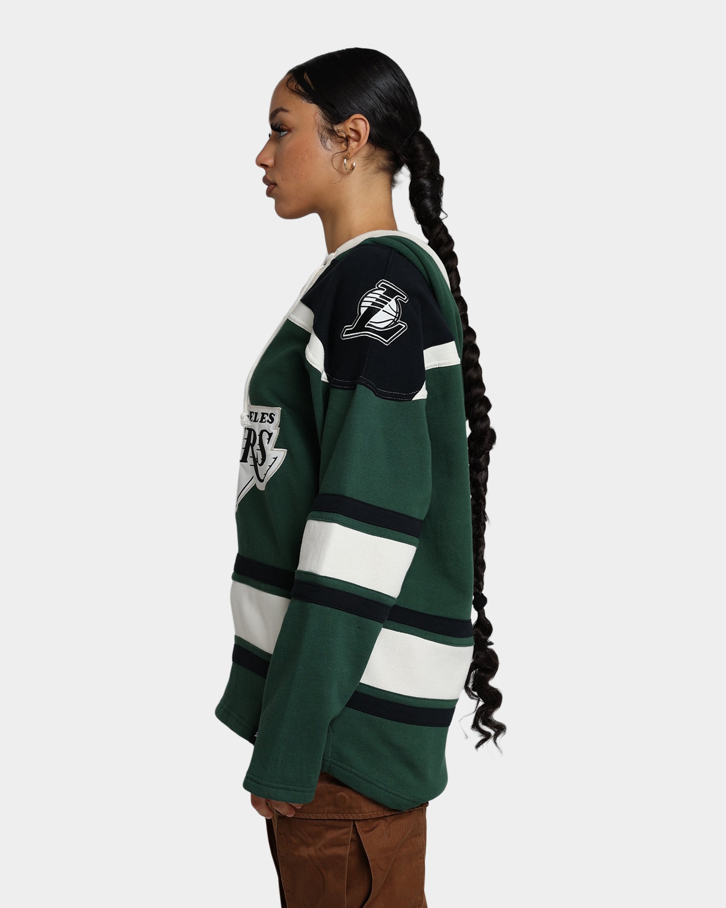 47 Brand Los Angeles Lakers Superior Lacer Hoodie - Dark Green NBA Fan Apparel for Men & Women - Perfect for Game Day, Streetwear & Casual Outfits