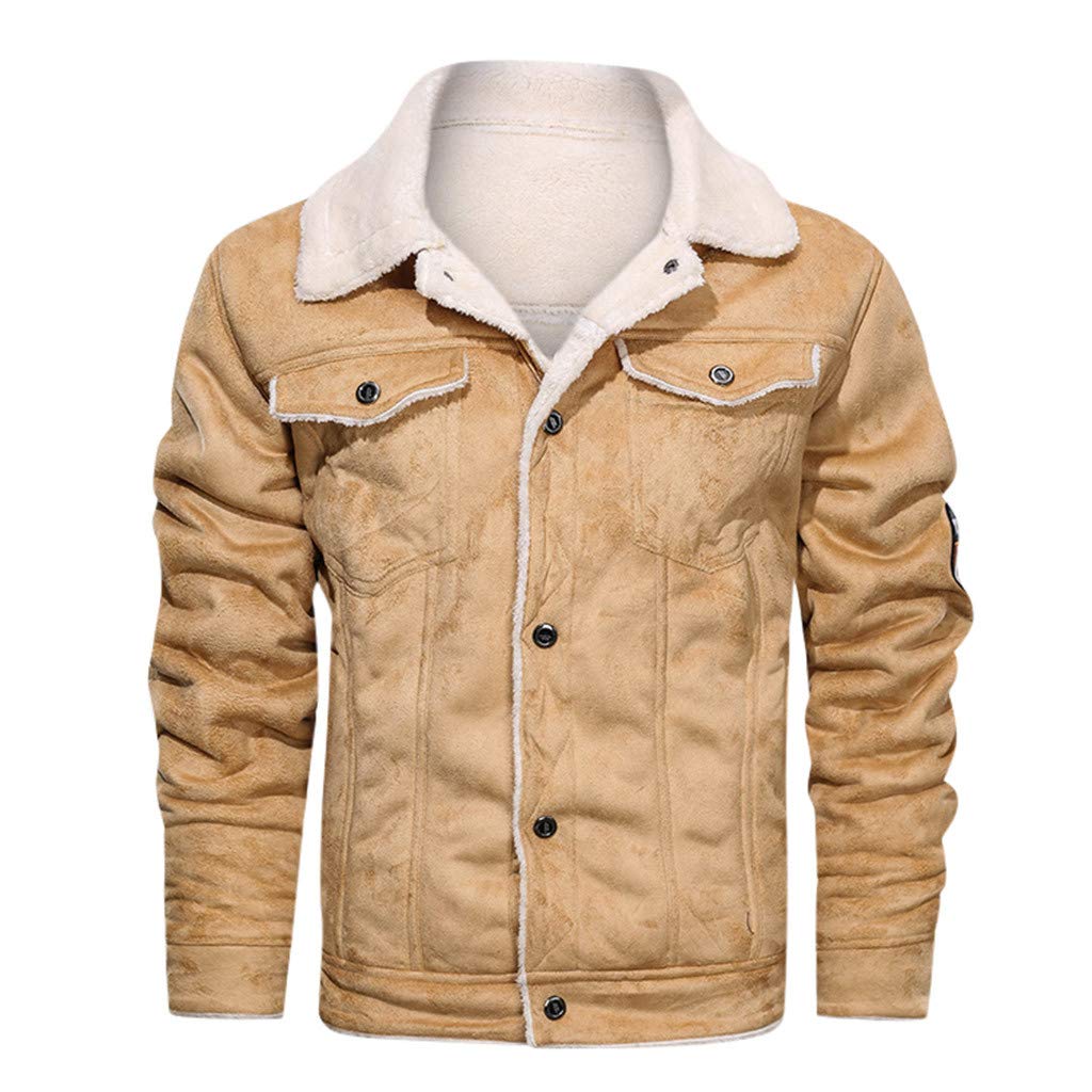 Vintage Men's Leather Jacket - Turn-Down Collar Faux Leather Coat for Fall & Winter | Office Wear, Casual Outfit & Date Night Attire