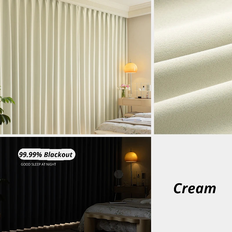 Alice Japandi Style Curtain Swatch Samples - Minimalist Neutral Fabric Swatches for Window Treatments - Perfect for Boho, Scandinavian & Japandi Home Decor