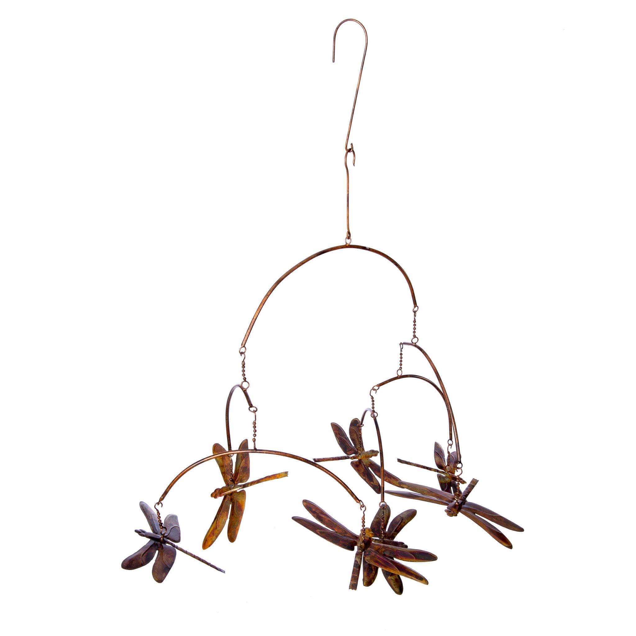 Beautiful Dragonfly Wind Chime for Garden Decor - Outdoor Hanging Ornament for Patio, Yard, and Backyard