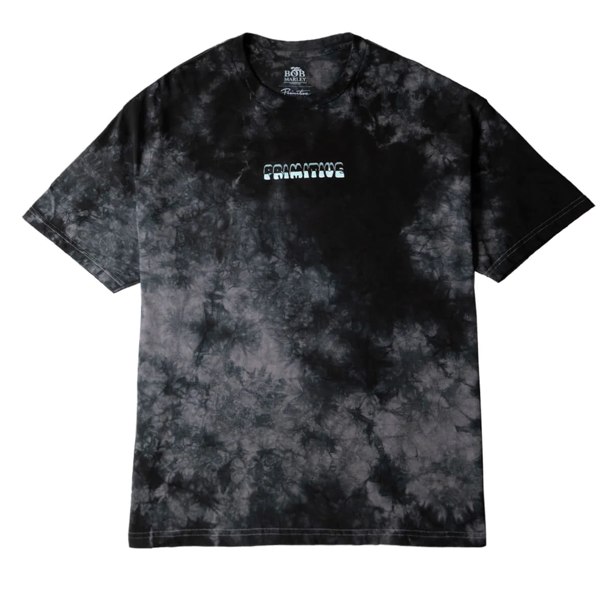 Primitive x Bob Marley Concrete Jungle Washed Graphic T-Shirt - Vintage Washed Cotton Tee for Men - Perfect for Casual Wear, Street Style & Music Festival Outfits