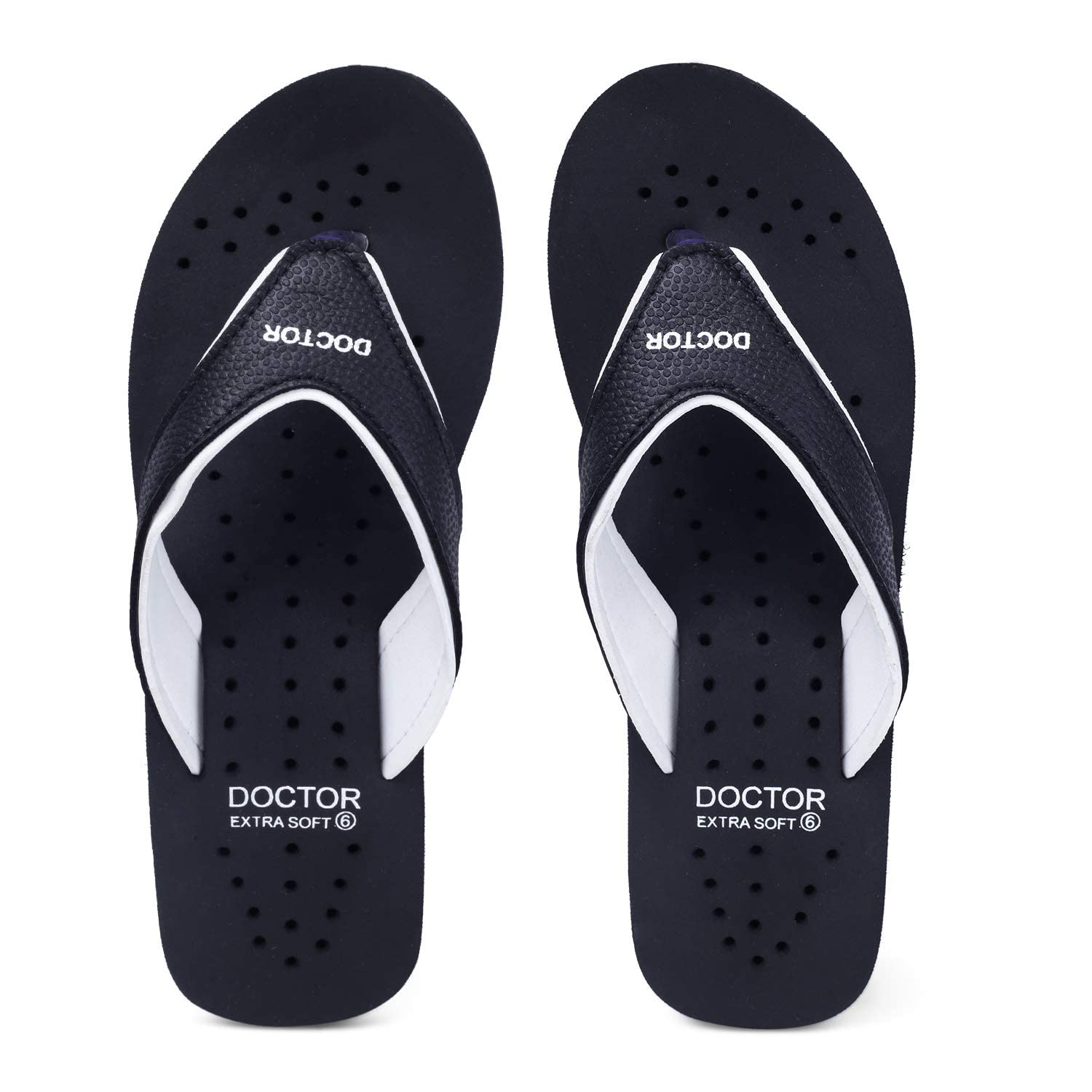 Diabetic & Orthopedic Flip Flops for Women - Super Comfortable Pregnancy Flat House Slippers for Girls - Ideal for Indoor Use, Relaxation & Foot Pain Relief (D-18)
