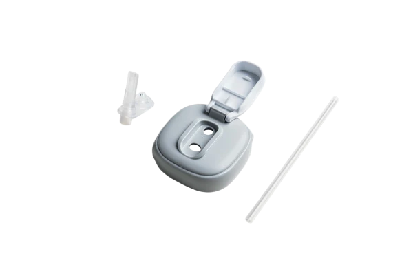 Hegen Straw Spout Grey - BPA-Free Baby Bottle Accessory for Easy Drinking | Perfect for Travel, Daycare & On-the-Go Feeding