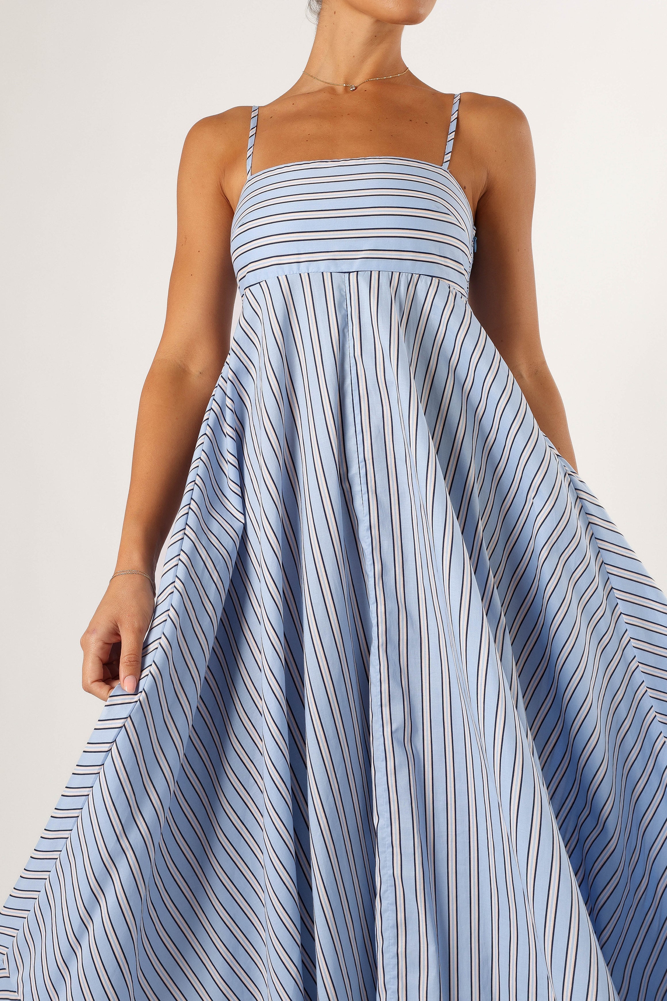 Iggy Maxi Dress for Women - Flowy Long Summer Dress in Blue | Perfect for Beach, Vacation & Casual Wear