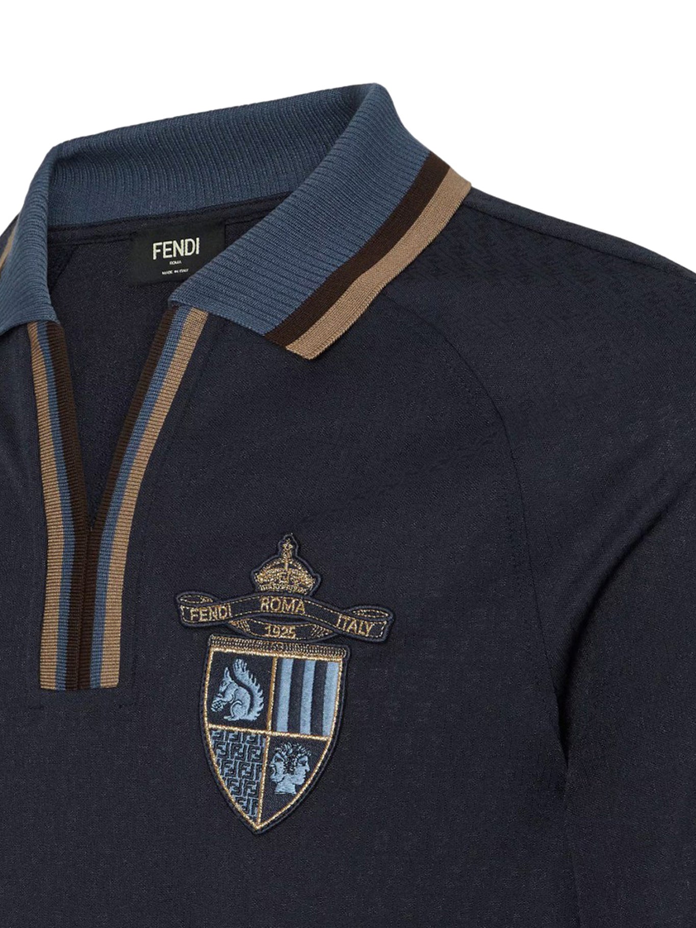 Dark Blue Jacquard Polo Shirt for Men - Breathable & Stylish Casual Wear for Golf, Office & Outdoor Activities