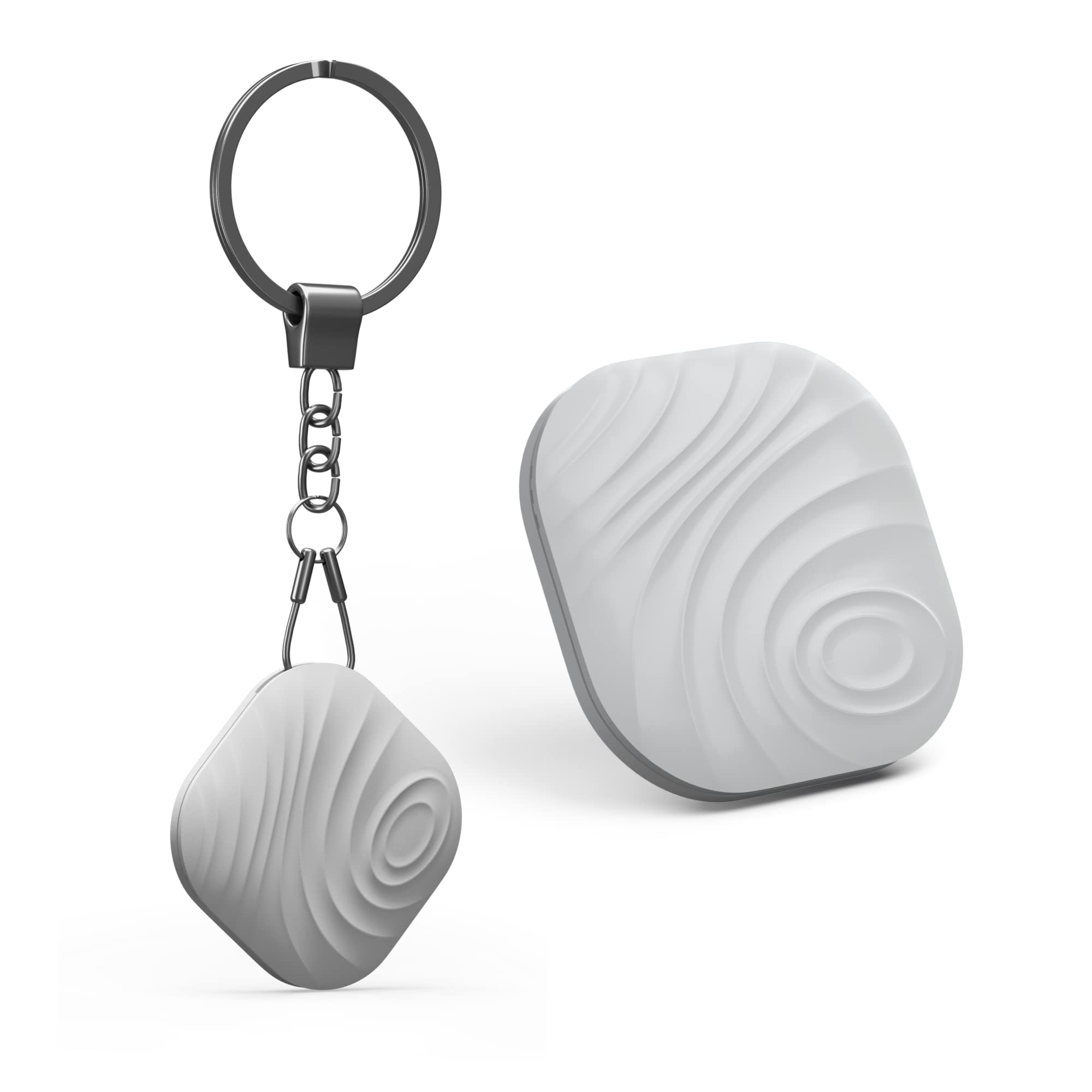 Bluetooth Key Finder Tracker for Keys, Pets & Bags - Gray (1 Pack)