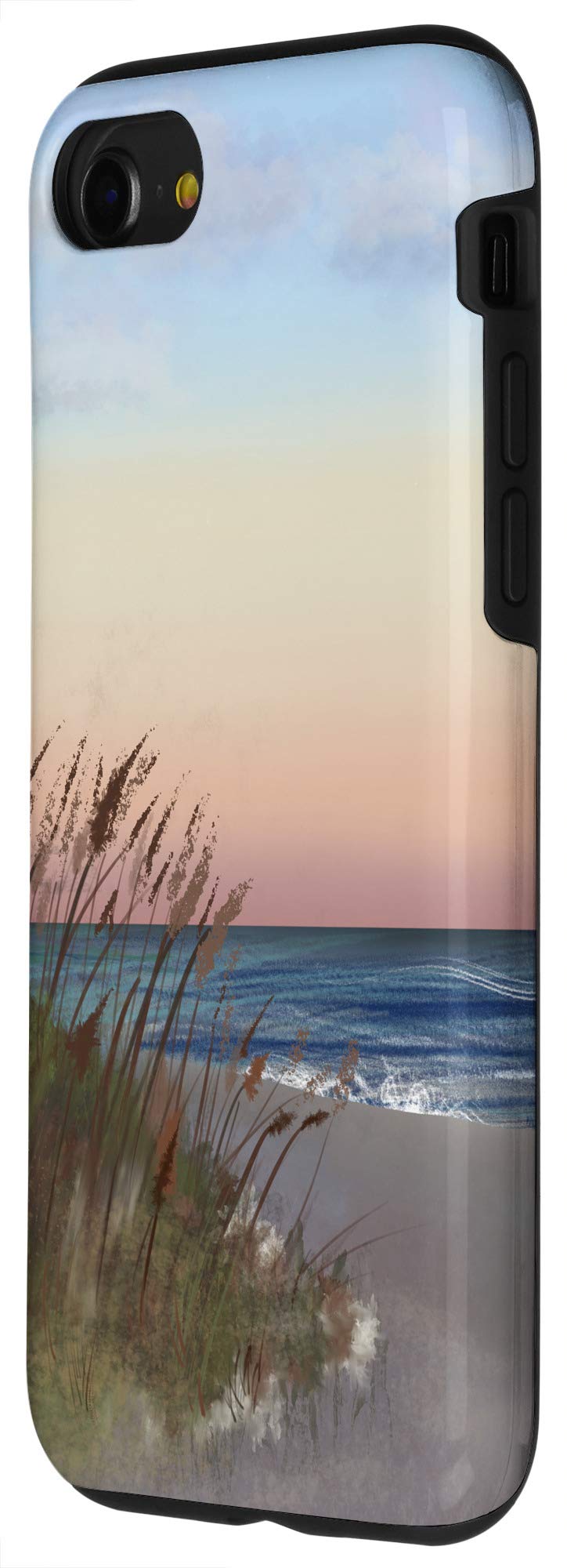 iPhone SE (2020) / 7 / 8 Shockproof Protective Phone Case with Beach Sunrise Design - Perfect for Travel, Vacation & Outdoor Activities