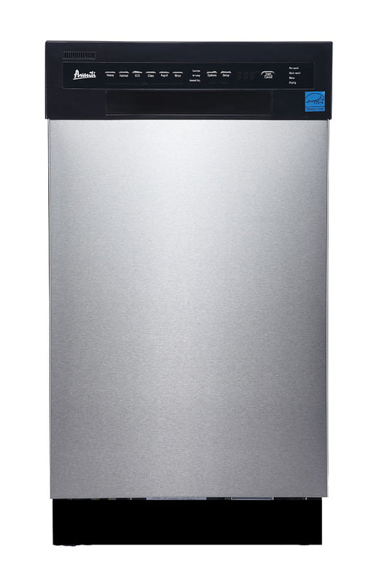 Avanti DW1833D3SE 24-Inch Built-In Dishwasher - Stainless Steel Finish | Energy Star Certified | Quiet Operation | Perfect for Small Kitchens & Apartments
