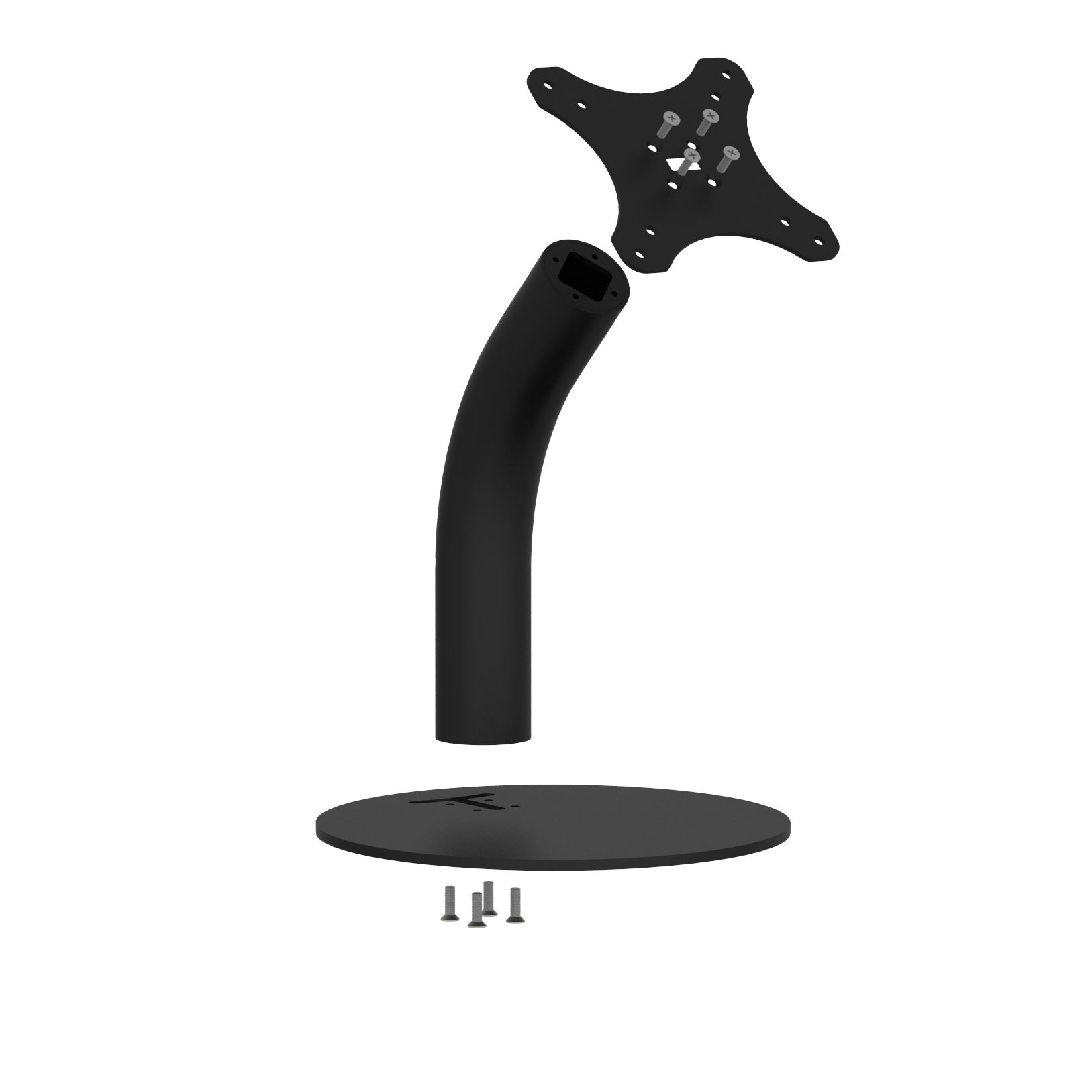 VidaMount Black iPad Stand with Home Button Cover - Portable Adjustable Holder for iPad Pro 10.5