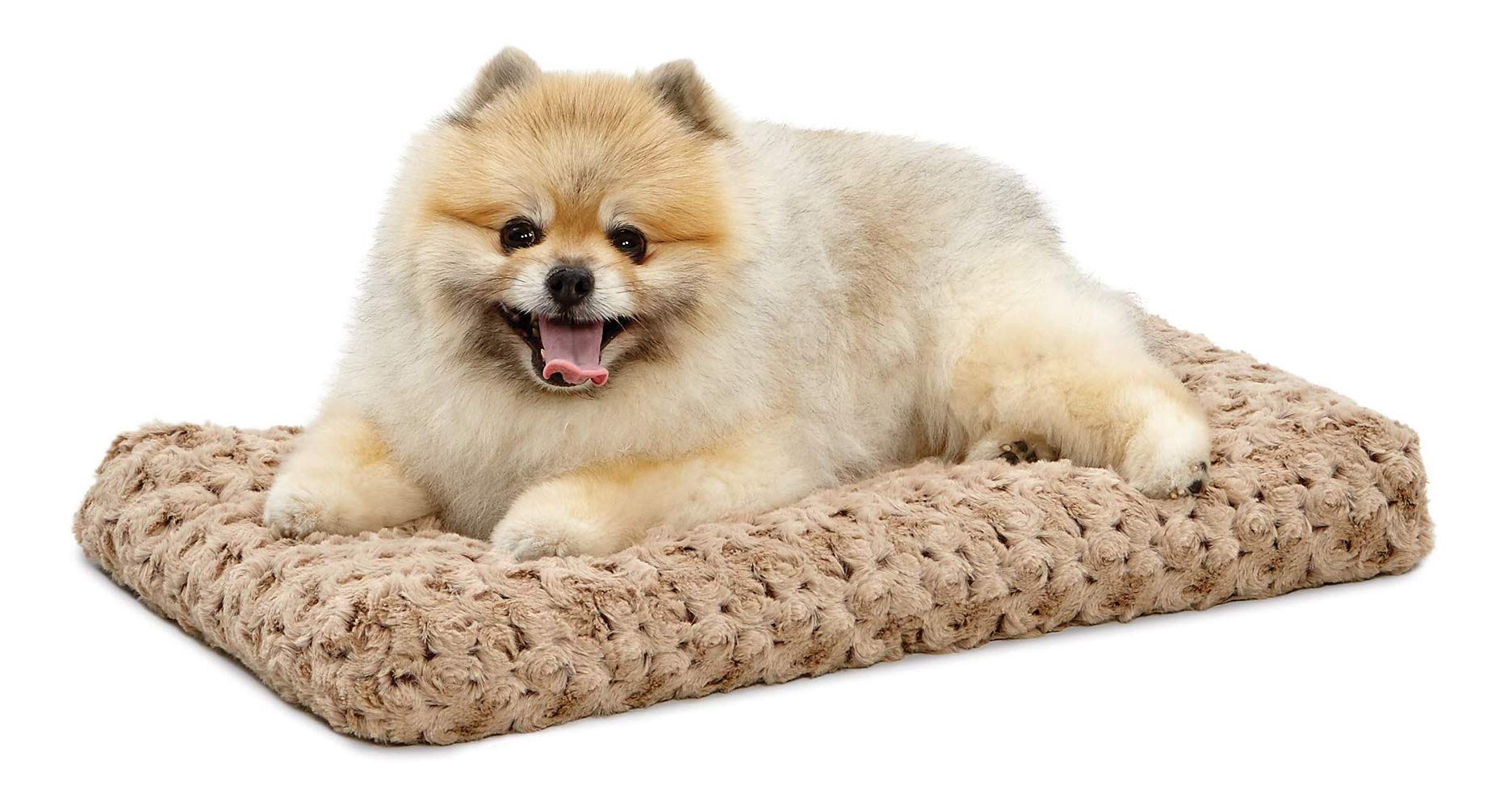 Midwest Homes for Pets Deluxe Orthopedic Dog Bed - Super Soft Plush Pet Bed for Dogs & Cats, Fits Crates & Kennels, Machine Washable, 1-Year Warranty - Perfect for Living Room, Bedroom & Travel Use