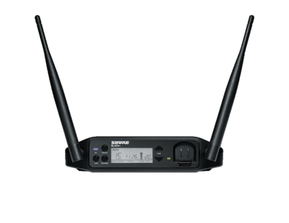 Shure GLXD24+ Digital Wireless Microphone System with SM58 Handheld Transmitter - Professional Vocal Mic for Live Performances, Studio Recording & Public Speaking