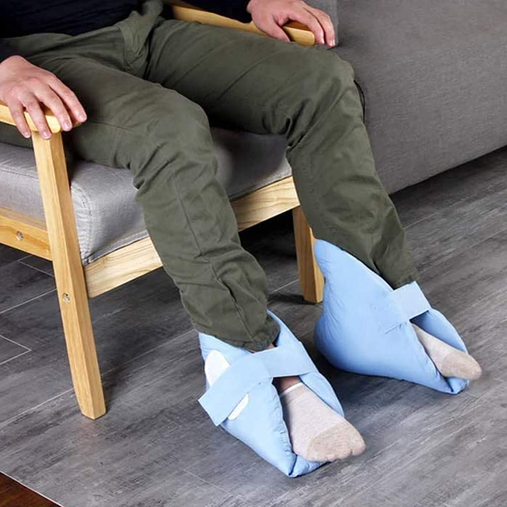 Heel Support Pillows for Ankle & Foot Comfort - Anti-Droop Heel Cushion Protector Pads for Bedsore Prevention | Ideal for Sleeping, Sitting & Post-Surgery Recovery