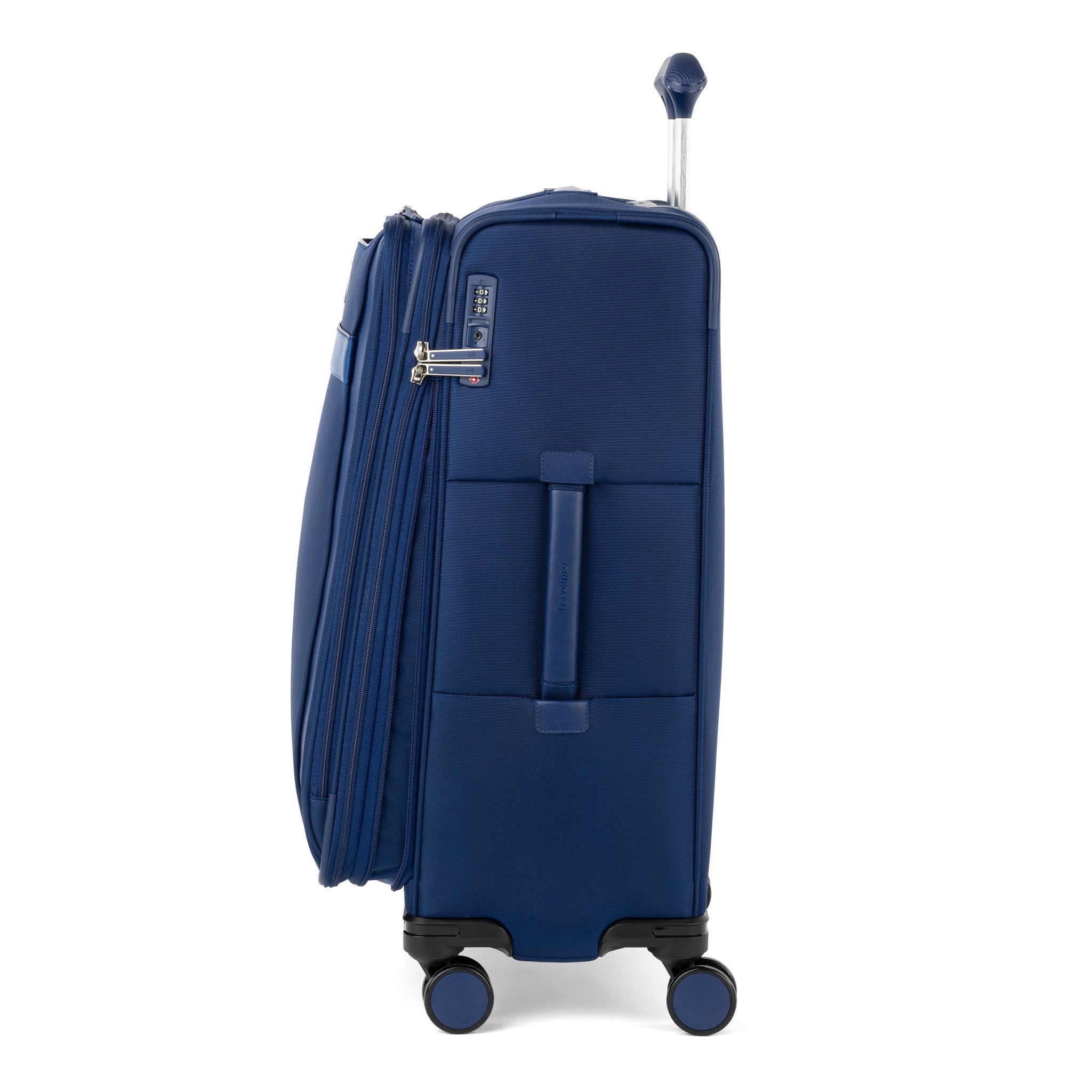 Travelpro VersaPack+ Medium Expandable Spinner Luggage - Perfect for Business Trips & International Travel | Carry-On Check in Suitcase with 360° Wheels