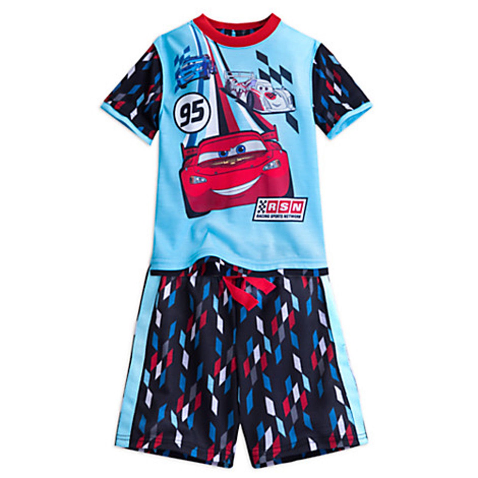 Disney Cars Lightning McQueen Boys' PJ Pals Short Sleeve Sleep Set - Size 5/6 | Comfortable Cotton Pajamas for Kids' Bedtime & Sleepovers