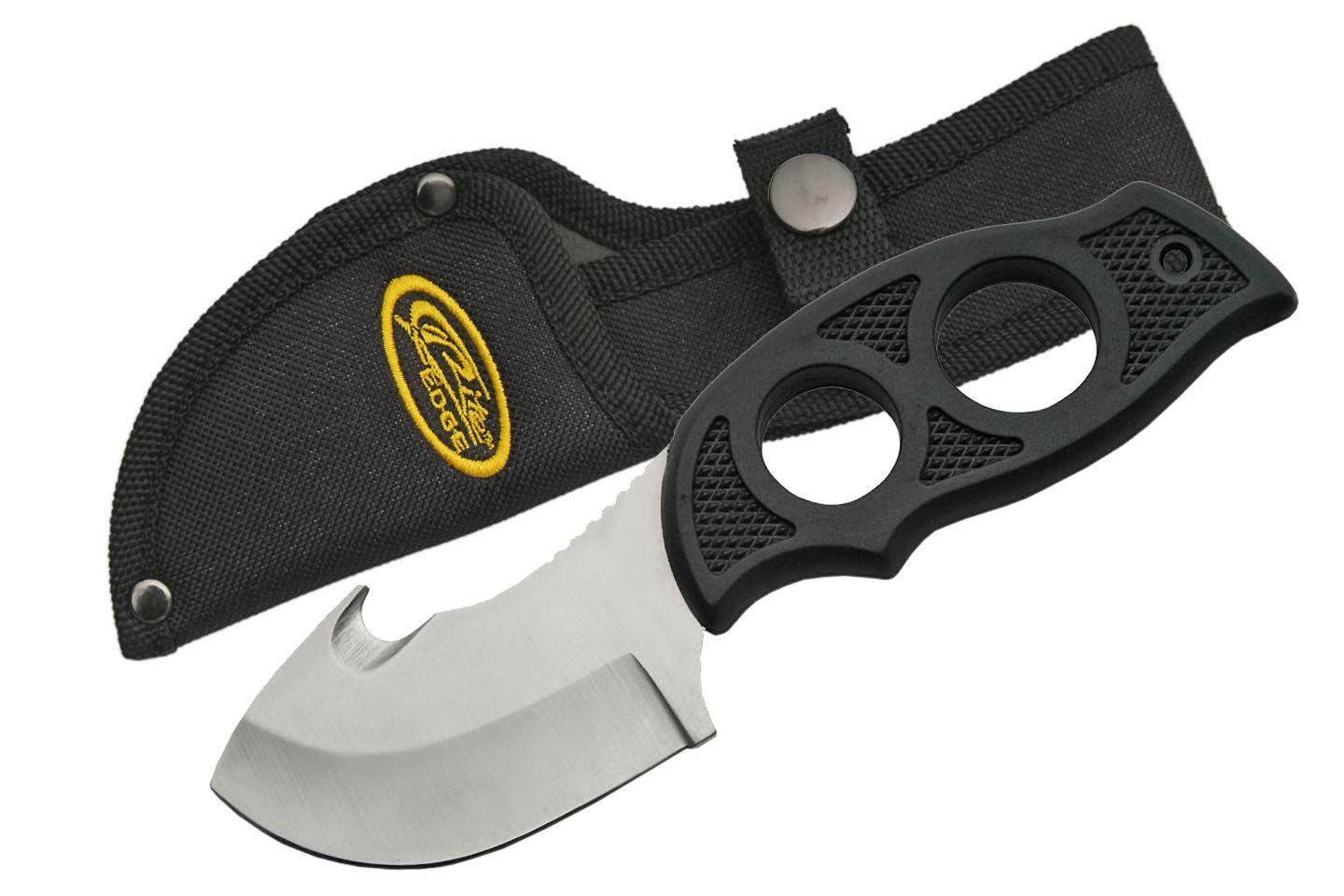 Szco Supplies Fingergrip Guthook Knife - Premium Hunting & Outdoor Survival Tool for Camping, Fishing & Bushcraft