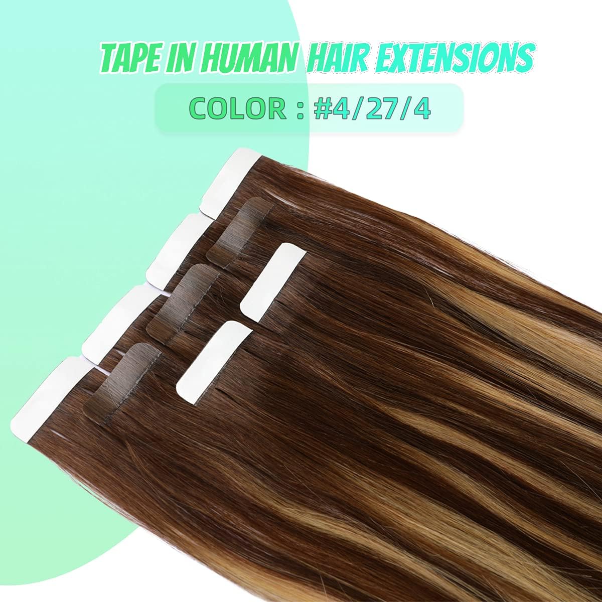 Seamless Skin Weft Tape for Human Hair Extensions - Invisible Hair Integration for Natural Look | Perfect for Daily Wear, Special Occasions & Styling