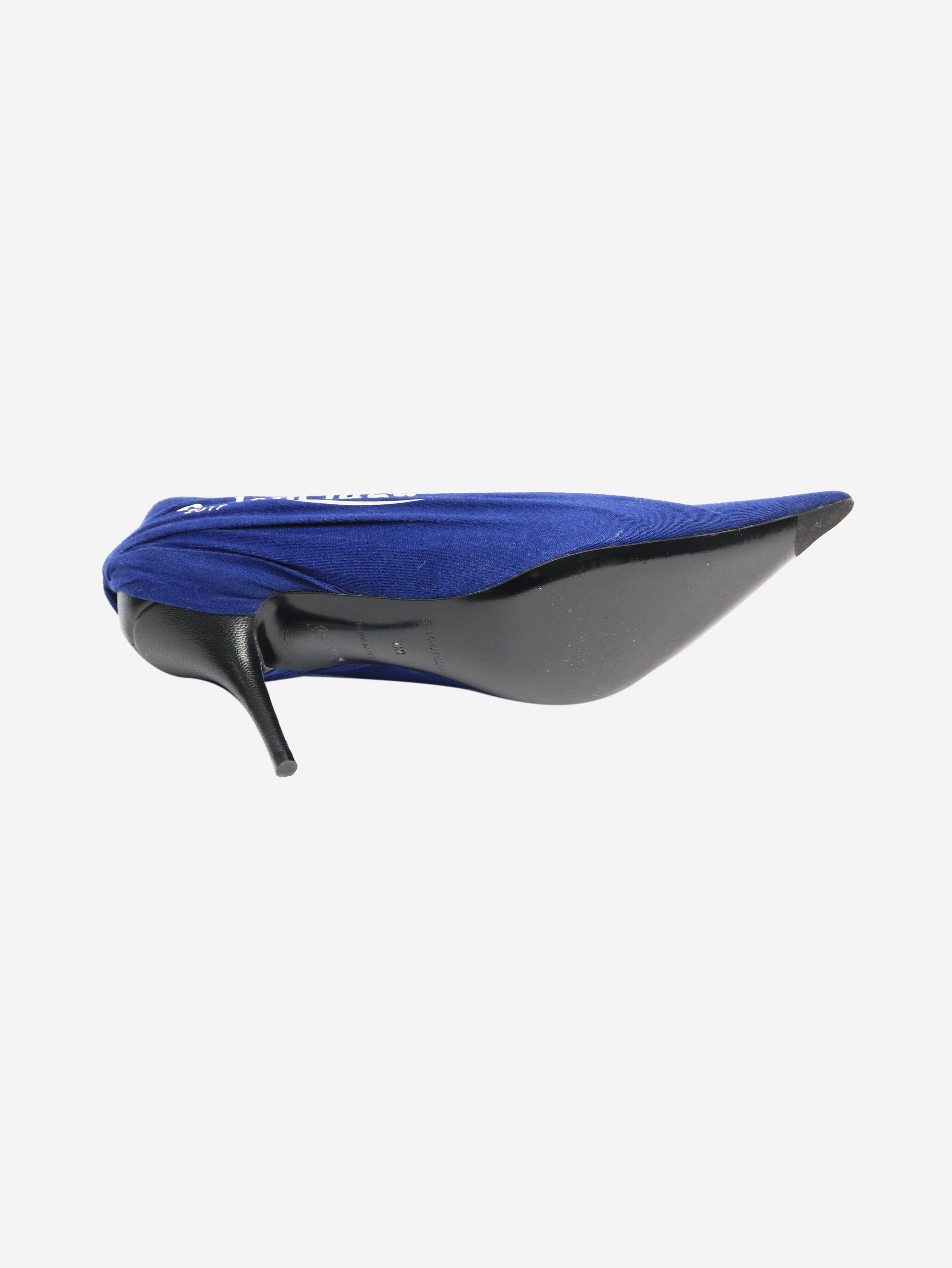 Blue Bernie Heels Women's Size UK 5 (US 7) - Stylish Comfort for Parties, Weddings & Evening Events