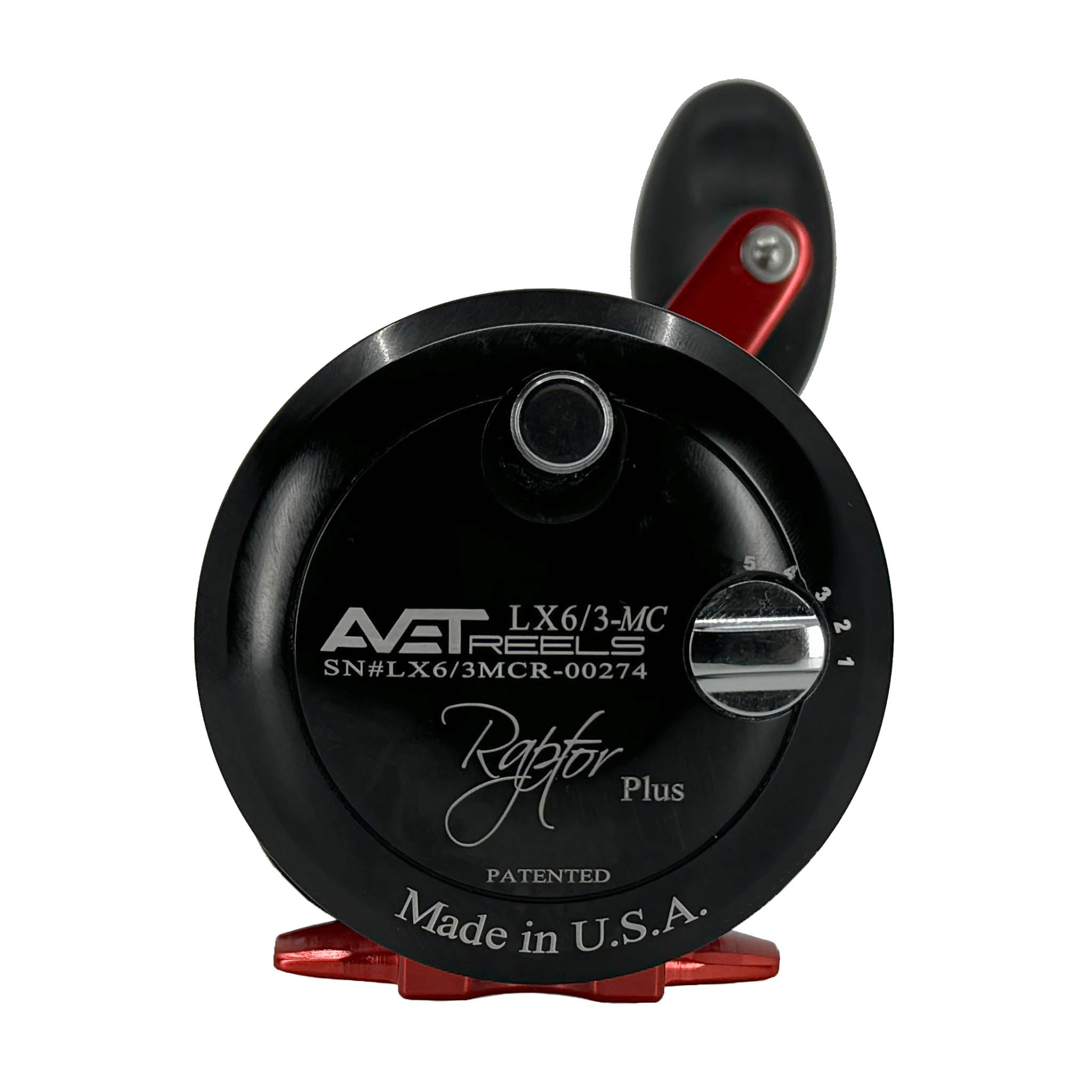 Avet LX Raptor Plus 6/3 MC Two Speed Fishing Reel - Saltwater & Big Game Fishing Reel for Offshore & Deep Sea Angling