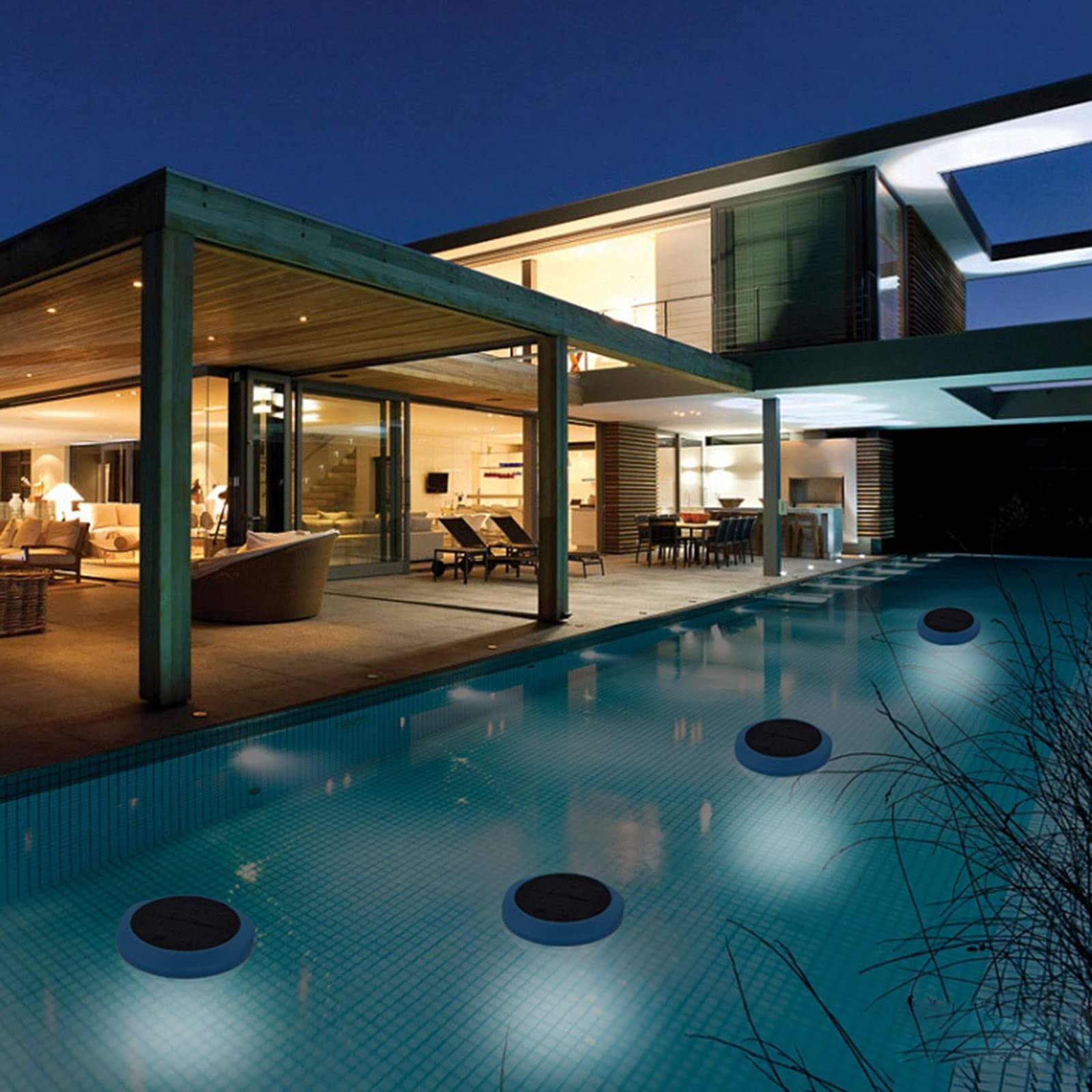 Beyonds Solar Pool Lights - Floating Waterproof LED Lights for Above Ground Pools, Ponds & Outdoor Gardens with Multiple Color Modes | Perfect for Night Swimming, Backyard Decor & Landscape Lighting