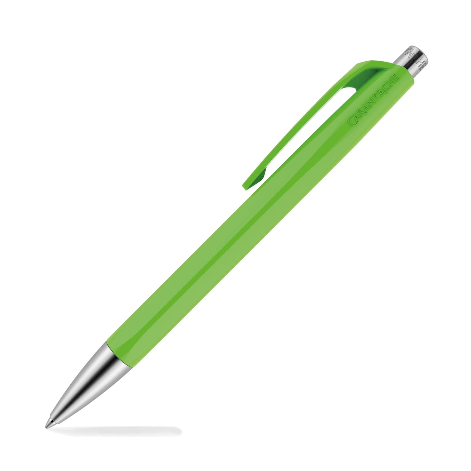 Caran d'Ache 888 Infinite Ballpoint Pen - Premium Spring Green Ink Pen for Writing & Signature | Perfect for Office, Gifts & Luxury Stationery Collection