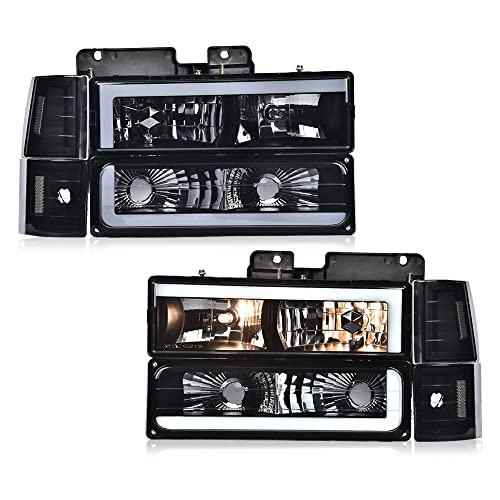 Smoke Lens Balck Housing Clear Reflector-LED