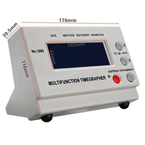 SWANSOFT Timegrapher No.1000 - Professional Multifunctional Watch Tester & Timing Machine for Watchmakers | Precision Calibration Tool for Mechanical & Automatic Watches | Perfect for Watch Repair Shops, Jewelers & Horology Enthusiasts