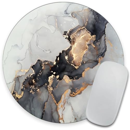 Black and White Gold Marble
