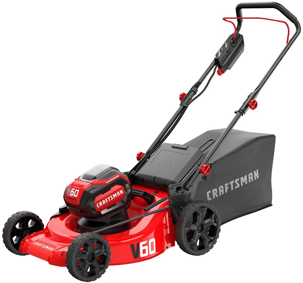 Refurbished CRAFTSMAN CMCMW260R1 60V Lithium Cordless Mulching Lawn Mower with Full Warranty - Perfect for Large Yards & Landscaping Professionals
