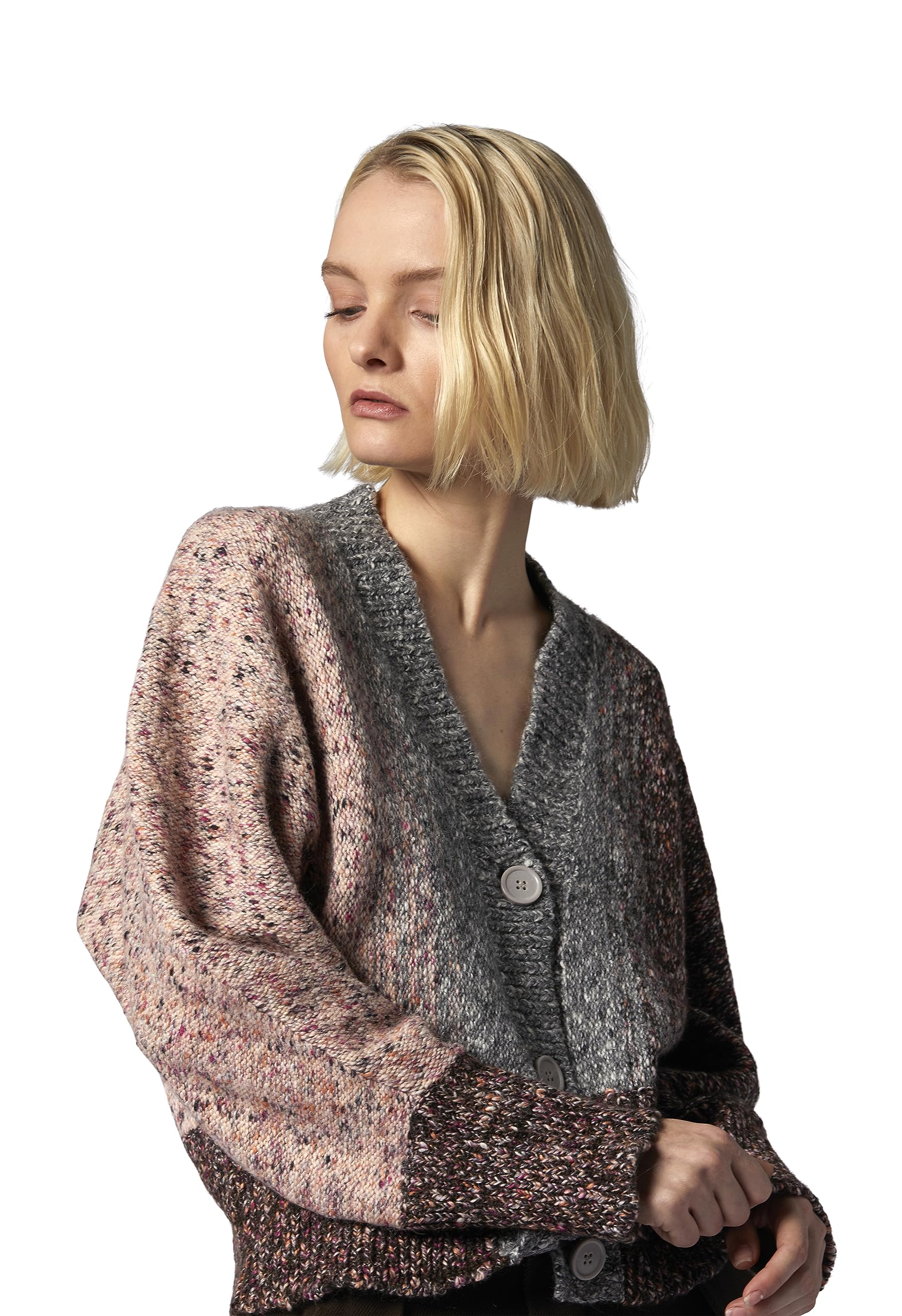 Women's Ayana Cardigan Sweater in Sepia Rose - Soft Knit Open Front Cardigan for Fall & Winter - Perfect for Office, Casual Outfits and Layering