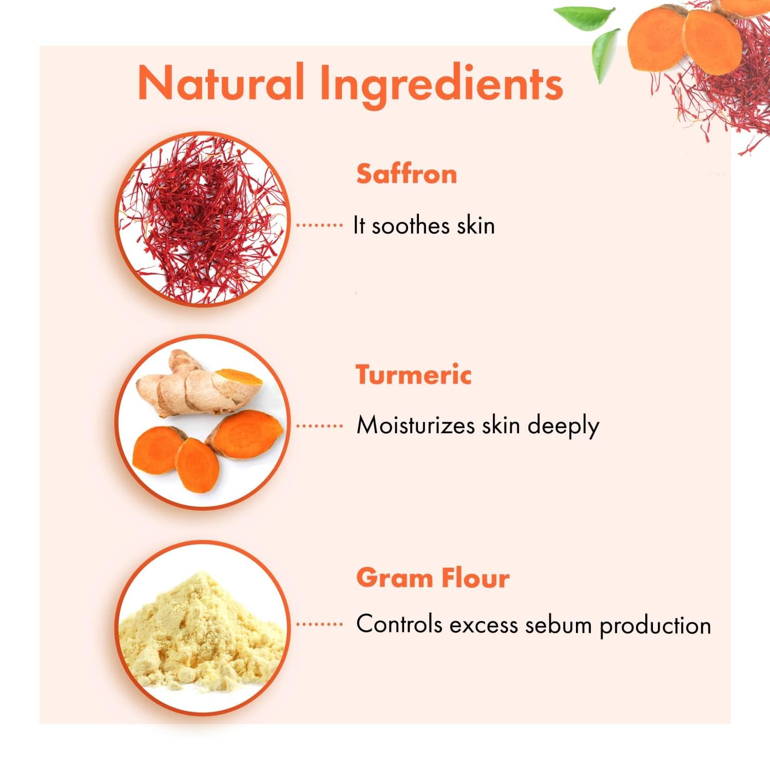 Good Vibes Ubtan 100% Pure Insta Glow Powder - 150g | Turmeric & Saffron Infused Detoxifying Face Pack for All Skin Types | Brightening, Cleansing & Exfoliating | Paraben, Sulfate & Mineral Oil Free | Perfect for Daily Skincare Routine & Bridal Glow Prep