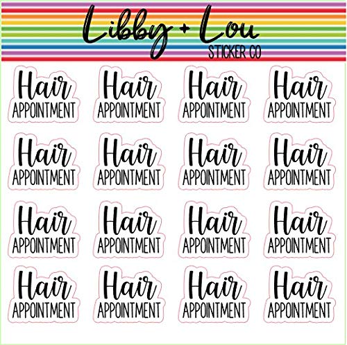 Hair Stylist Appointment Planner Stickers for Salons & Clients