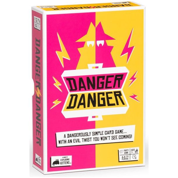 Danger Danger by Exploding Kittens - Hilarious Party Card Game for Adults & Teens - Perfect for Game Nights, Gatherings, and Family Fun