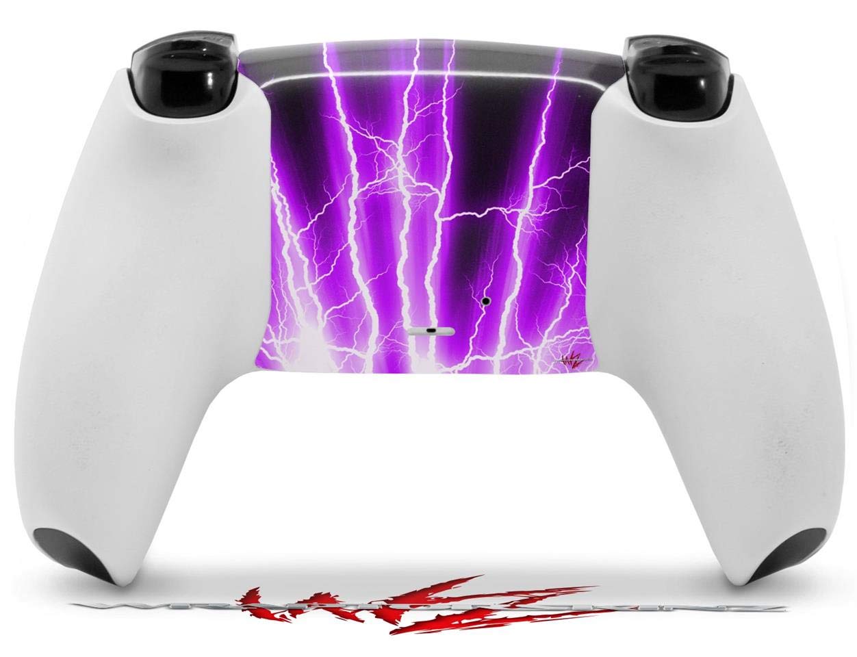 PS5 DualSense Skin Wrap - Lightning Purple for Gaming Protection