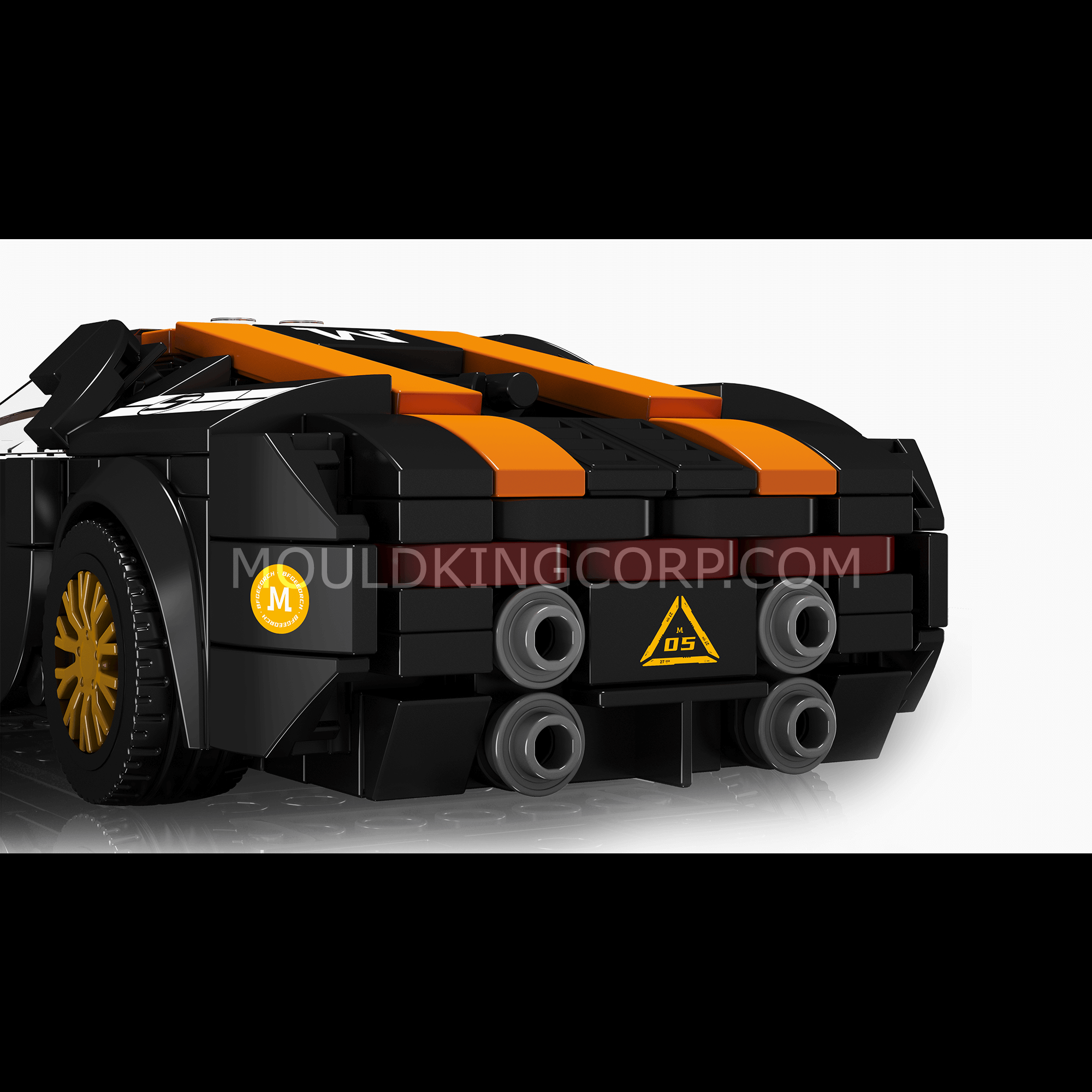 Mould King 27055 Chiron 300+ Supercar Building Blocks Set | 386 Pcs | STEM Educational Toy for Kids & Adults | Perfect for Creative Play, Birthday Gifts & Home Decoration