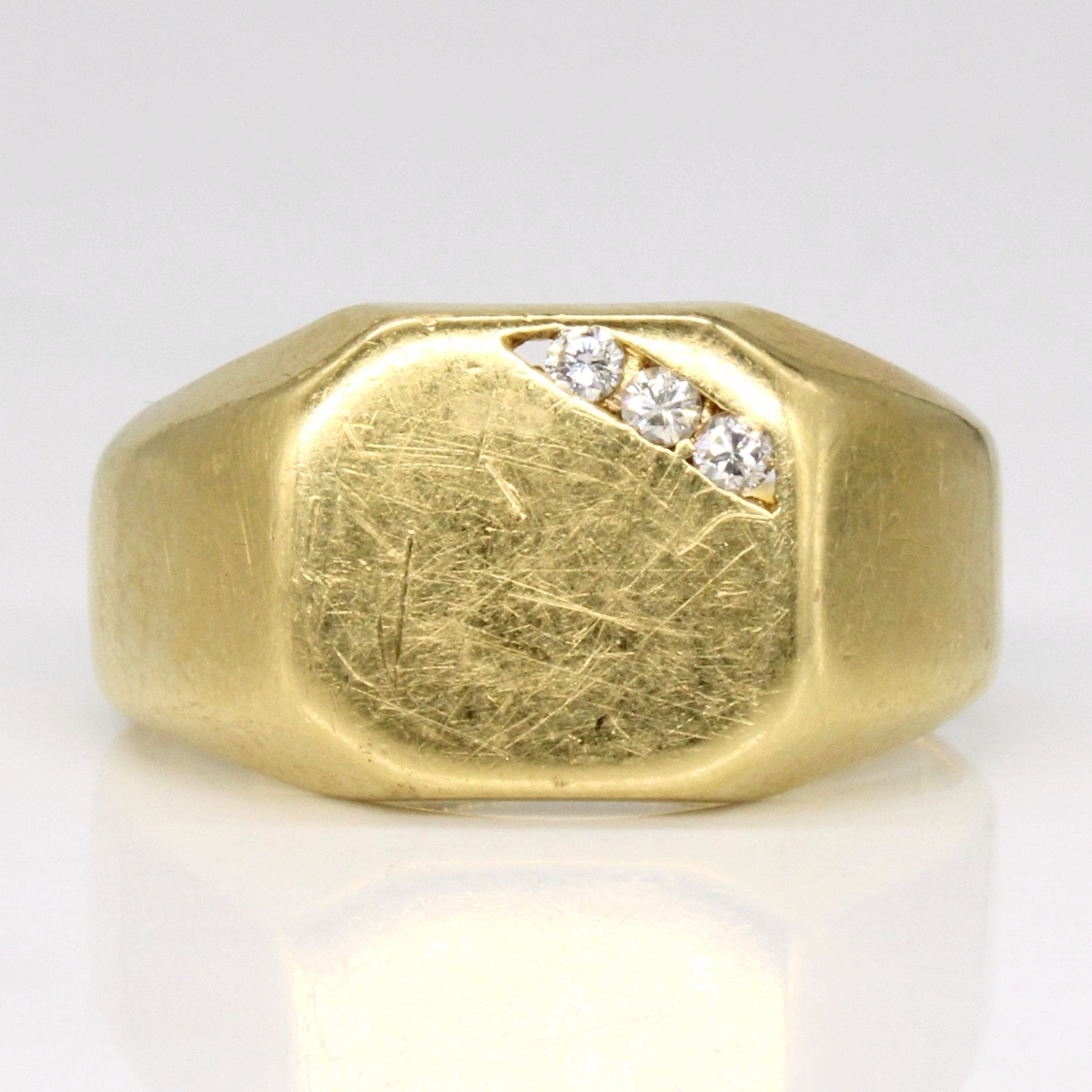 Davite and Delucchi Diamond Ring | 0.06 Carat Total Weight | Size 7.75 | Elegant Wedding Band & Anniversary Gift for Her