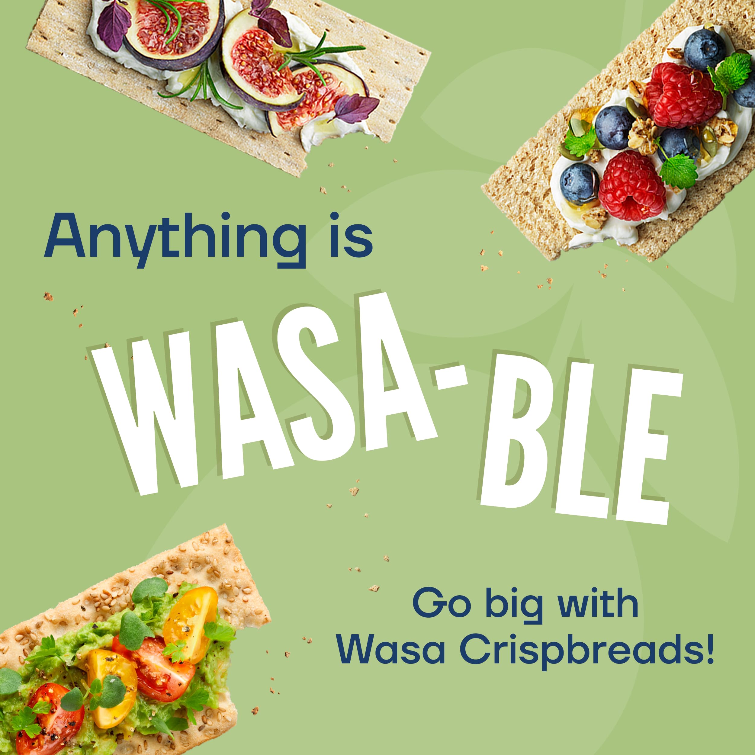 Wasa Gluten Free Original Crispbread - 5.4 oz (10 Pack) | Healthy Non-GMO Crackers & Snacks | Perfect for Keto Diet, Weight Loss & Office Lunch