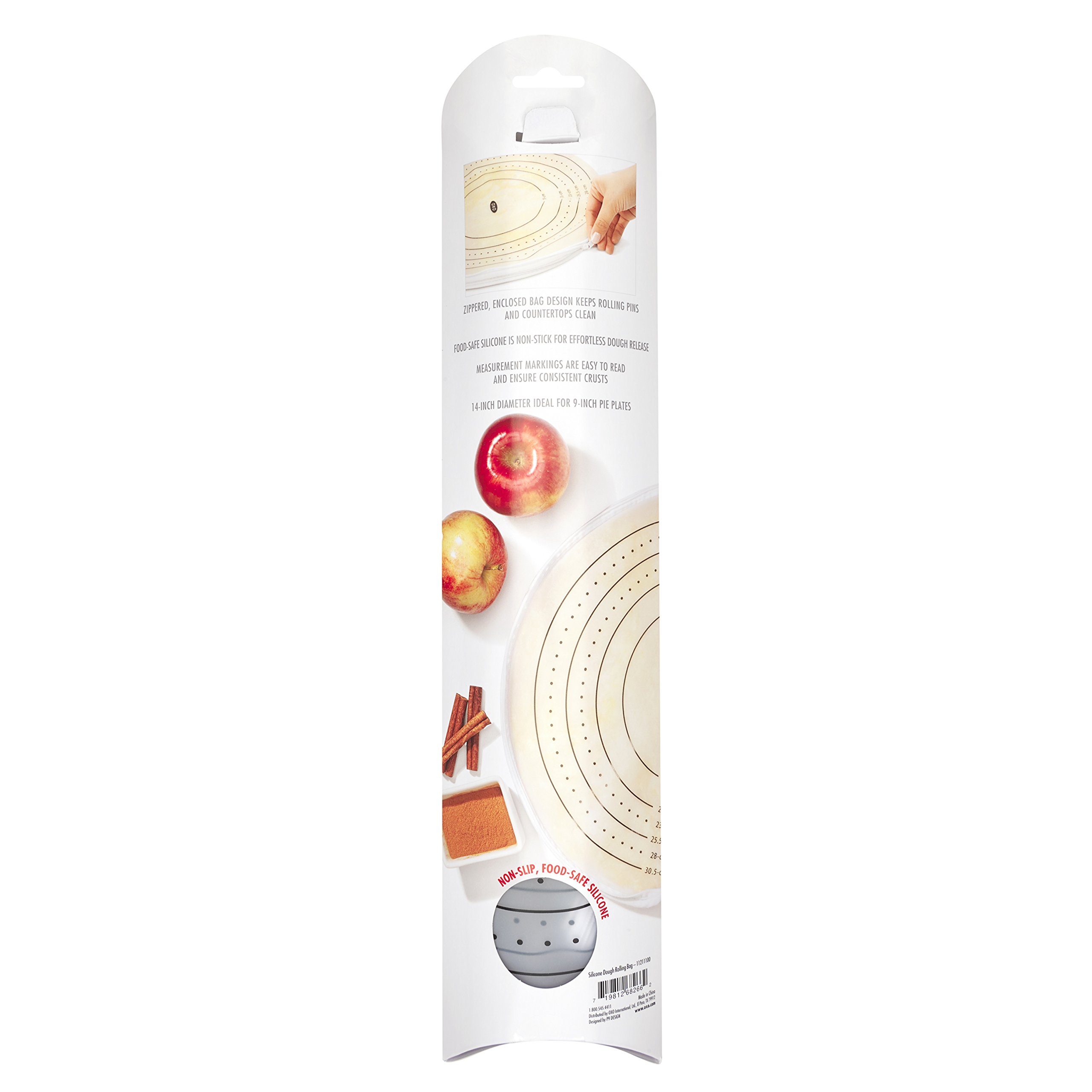 OXO Good Grips Silicone Dough Rolling Bag - Non-Stick Pastry Mat for Baking Cookies, Pies & Bread - Perfect for Home Kitchens & Professional Bakeries