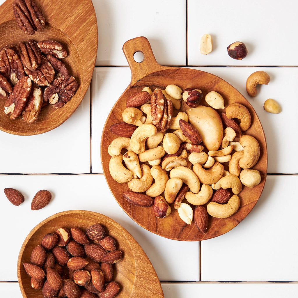 Premium Roasted Mixed Nuts - Healthy Snack for Office, Gym & Travel - Almonds, Cashews, Pistachios & Walnuts - Gluten-Free & Non-GMO - Perfect for Parties, Hiking & Movie Nights