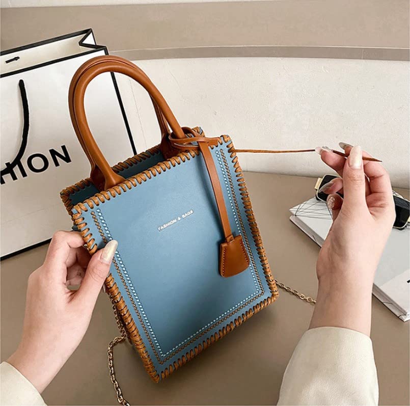 Premium PU Leather Bag Making Kit - DIY Handbag, Purse, Shoulder Bag & Crossbody Bag Craft Supplies (Blue) | Perfect for DIY Enthusiasts, Fashion Designers & Gift Makers