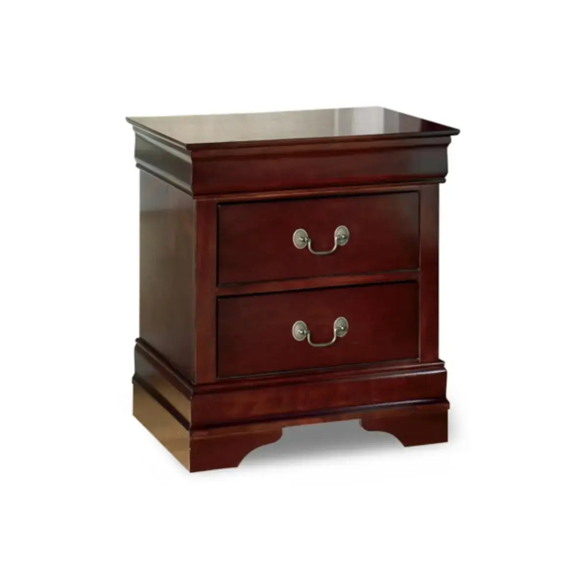 Alisdair Sleigh Nightstand B376 - Modern Wood Bedside Table with Storage Drawer for Bedroom, Living Room, or Guest Room
