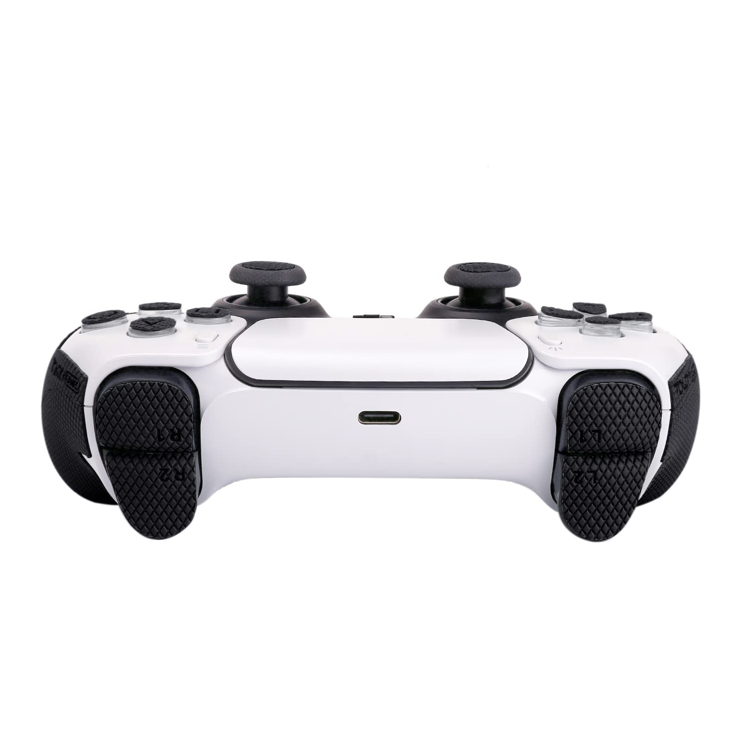 Premium Anti-Slip PS5 Controller Grips for DualSense - Sweat-Absorbent Textured Skin Kit with Enhanced Handle, Buttons, Triggers & D-Pad (Pro Version Black) - Perfect for Gaming, Esports & Long Play Sessions