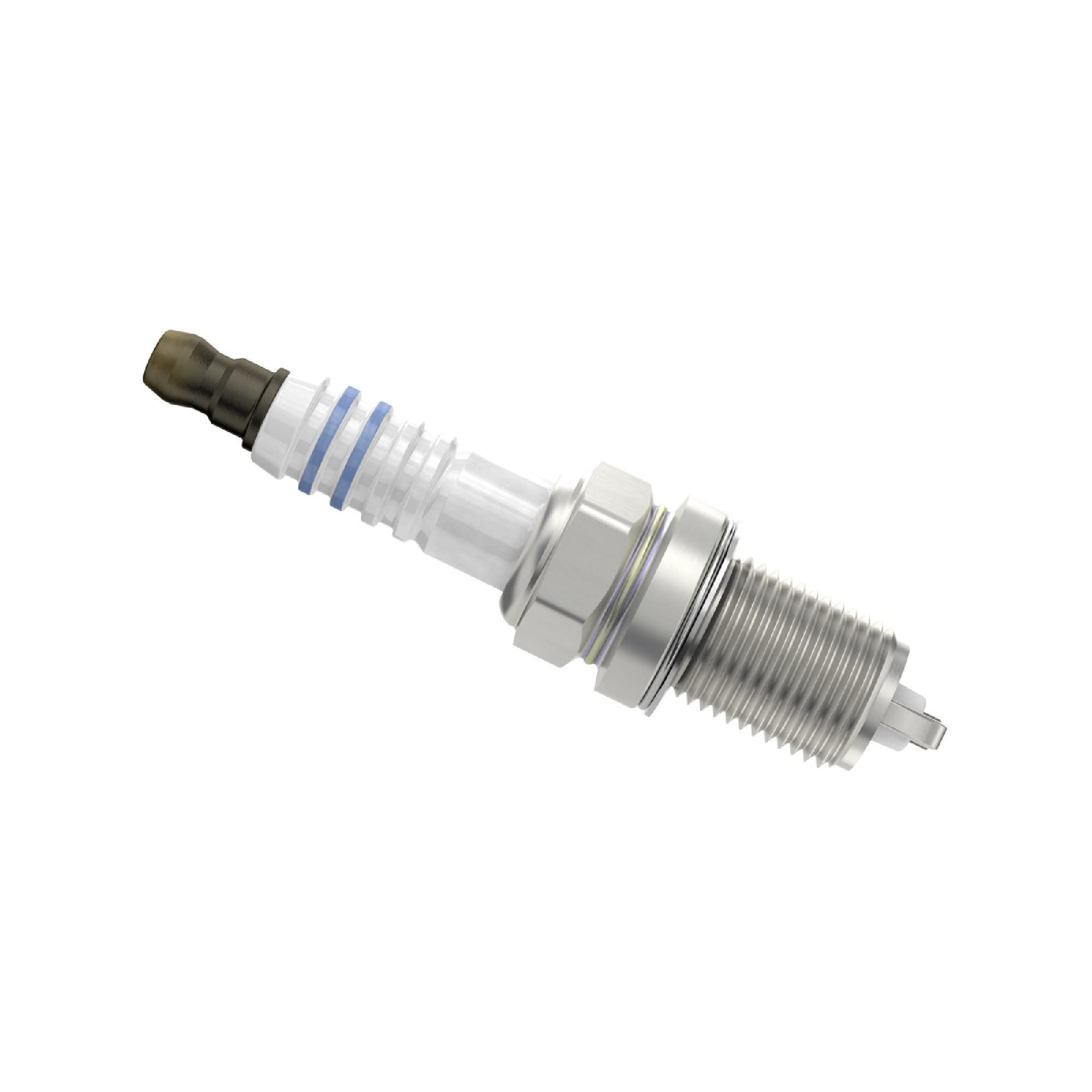 Bosch FLR8LDCU (+9) Nickel Spark Plugs - Set of 4 for Improved Engine Performance & Fuel Efficiency - Perfect for Cars, Trucks & SUVs