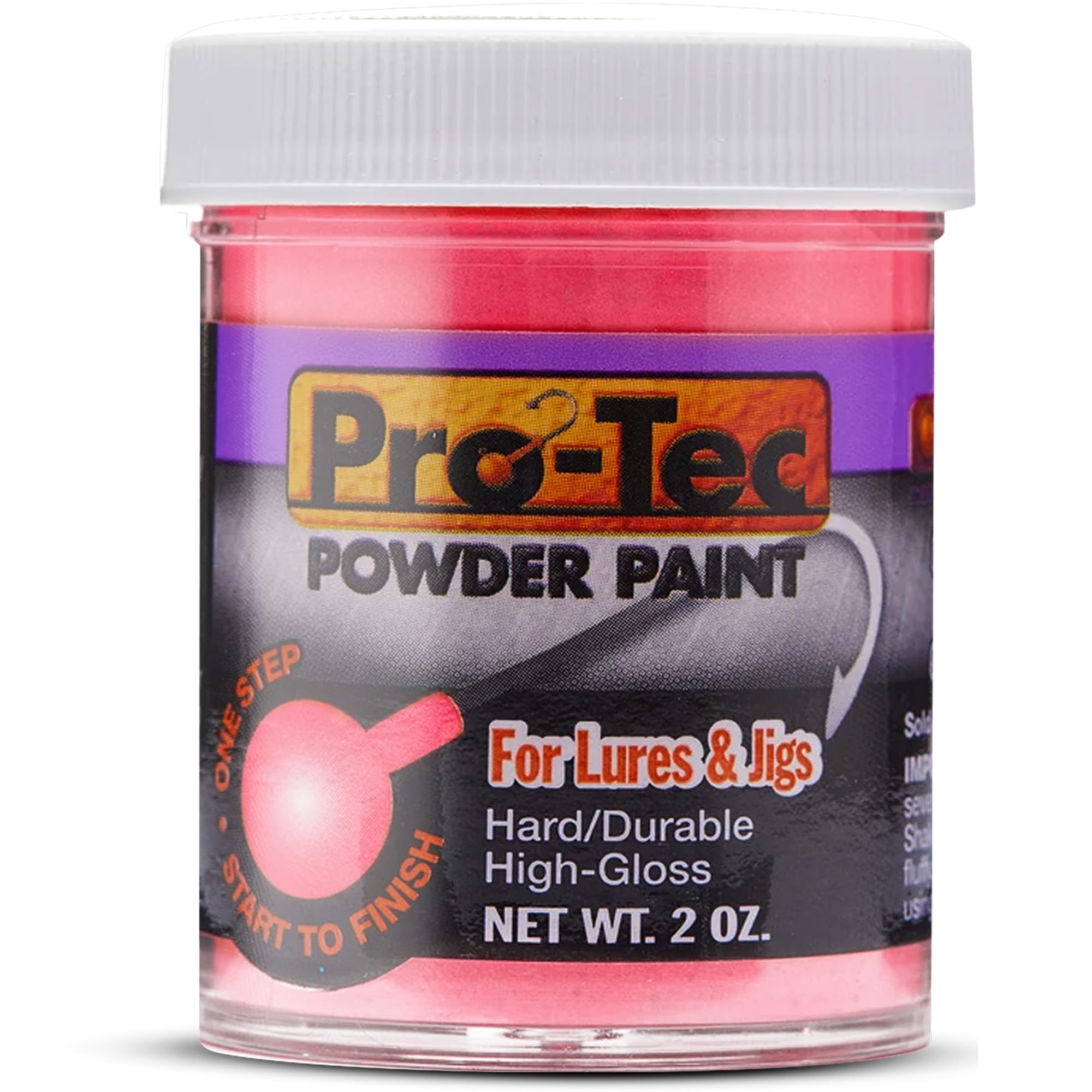 Pro-Tec Jigs and Lures Powder Paint - Premium Jig Head & Fishing Lure Paint for Bass, Trout, Walleye - DIY Tackle Painting for Freshwater & Saltwater Fishing