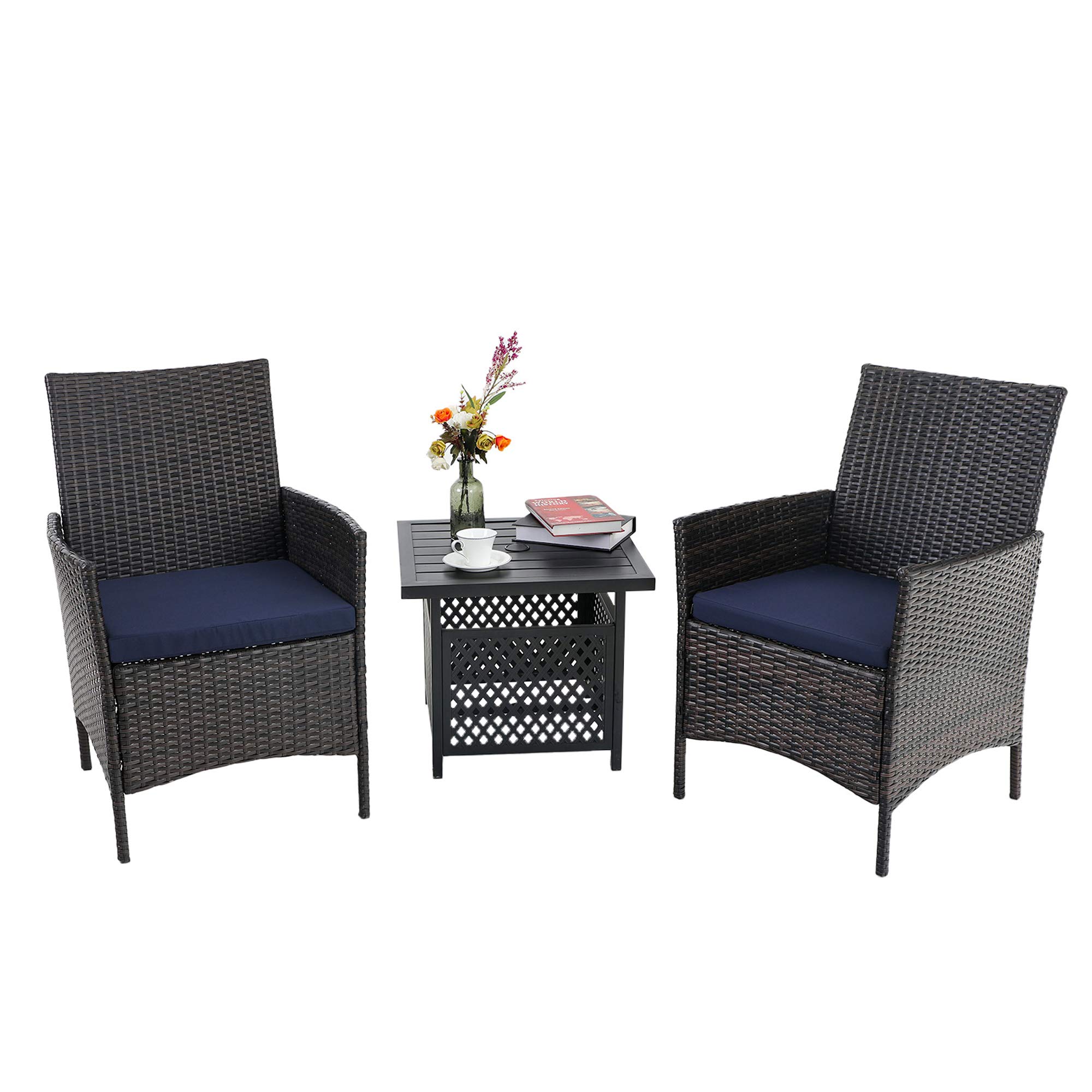 PHI VILLA 3-Piece Outdoor Dining Set - 22