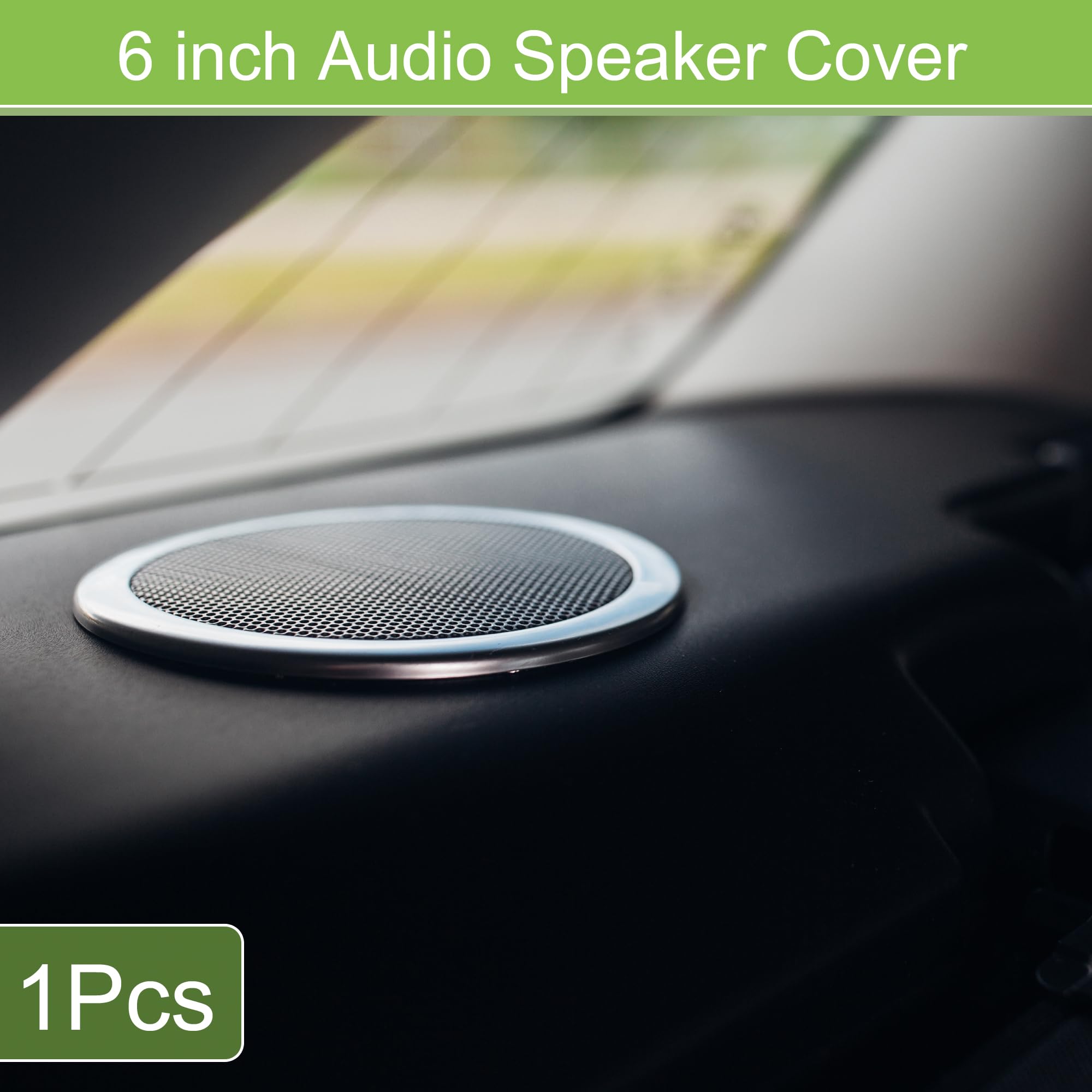ACROPIX Universal 6 Inch Car Speaker Grills - Round Mesh Cover for 6