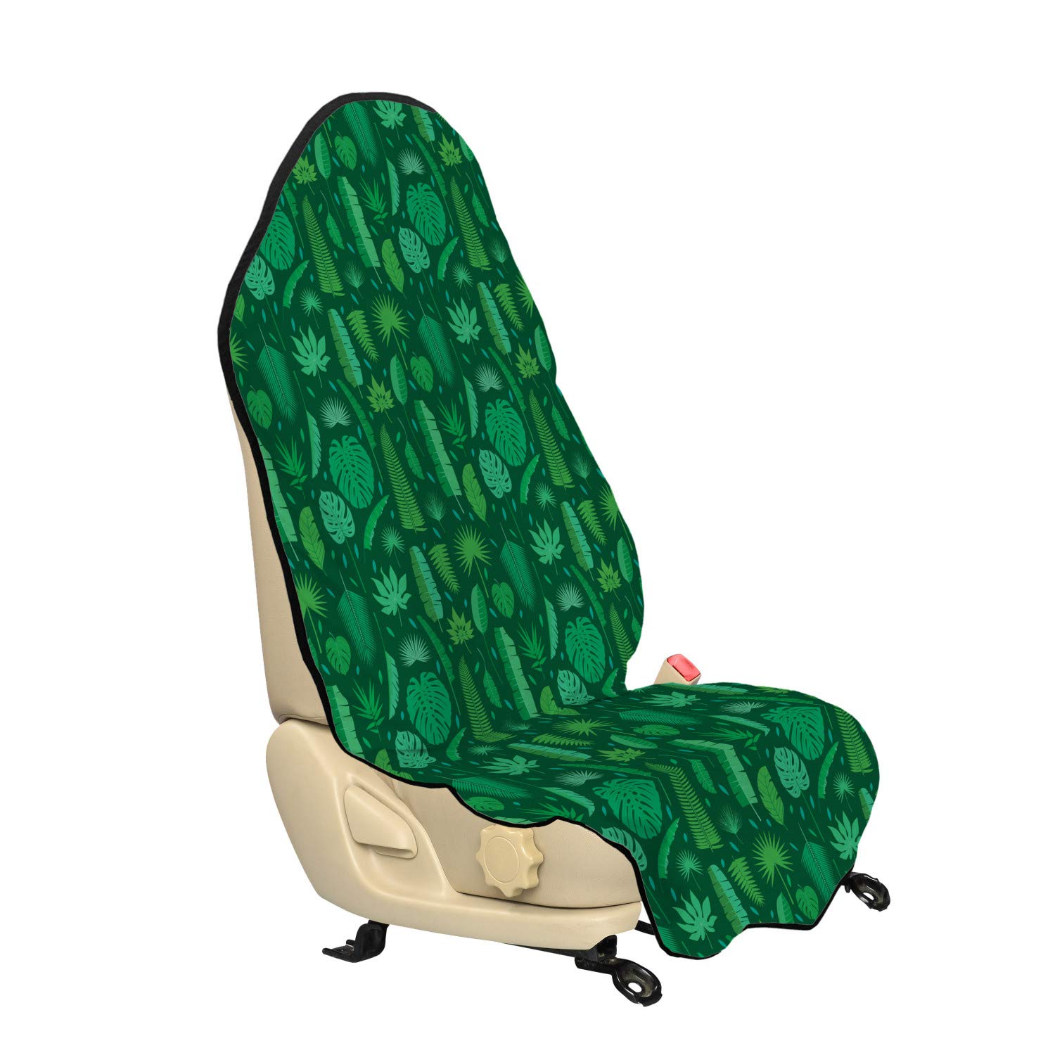 Ambesonne Tropical Jungle Car Seat Cover - Universal Fit Non-Slip Protector 30