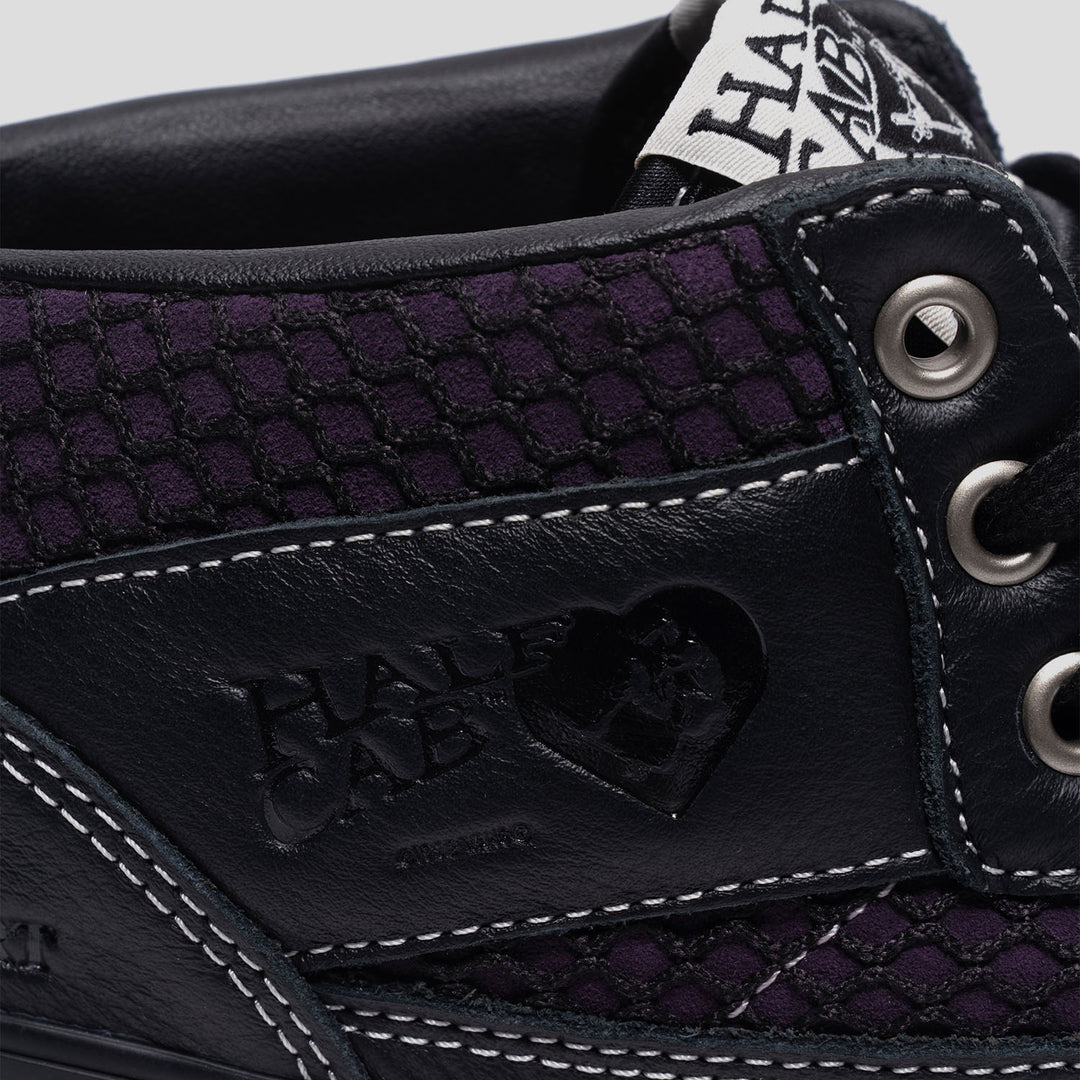 VANS X Passport Skate Half Cab Shoes - Black/Night Suede - Men's Skateboarding Sneakers for Street Style & Extreme Sports